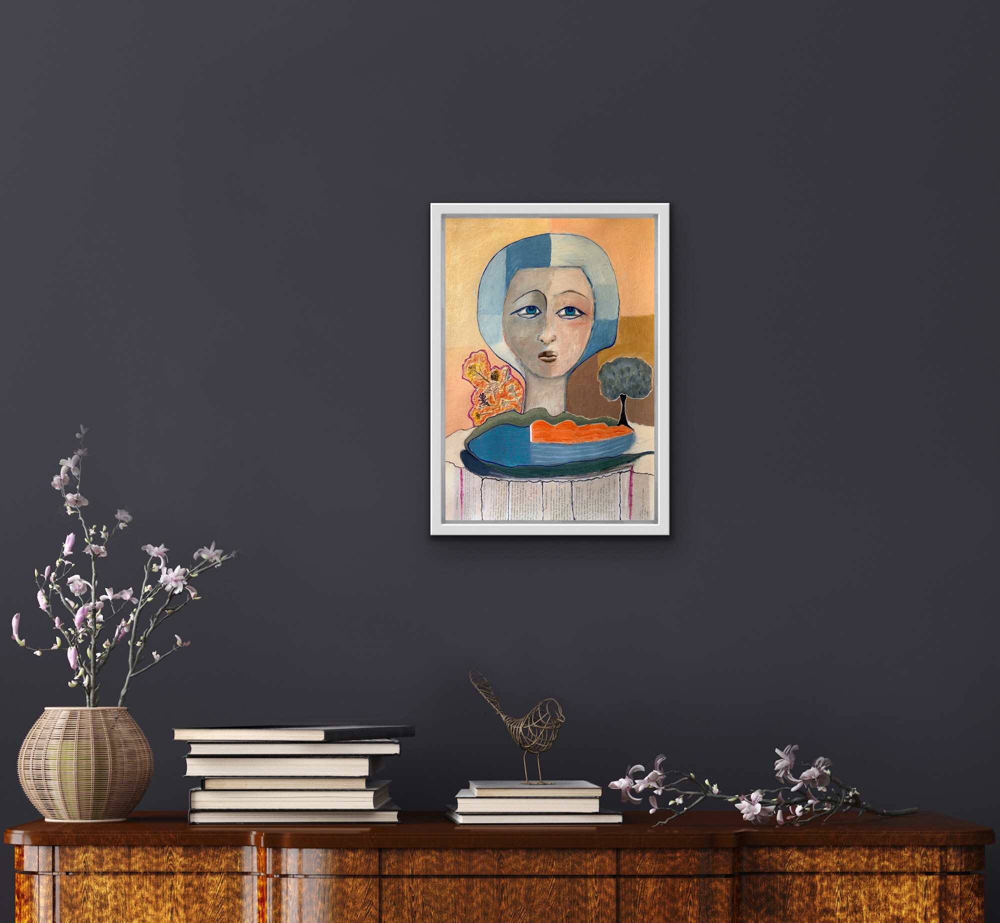 Livia (blu) Di Foligno Insitu Dark Wall