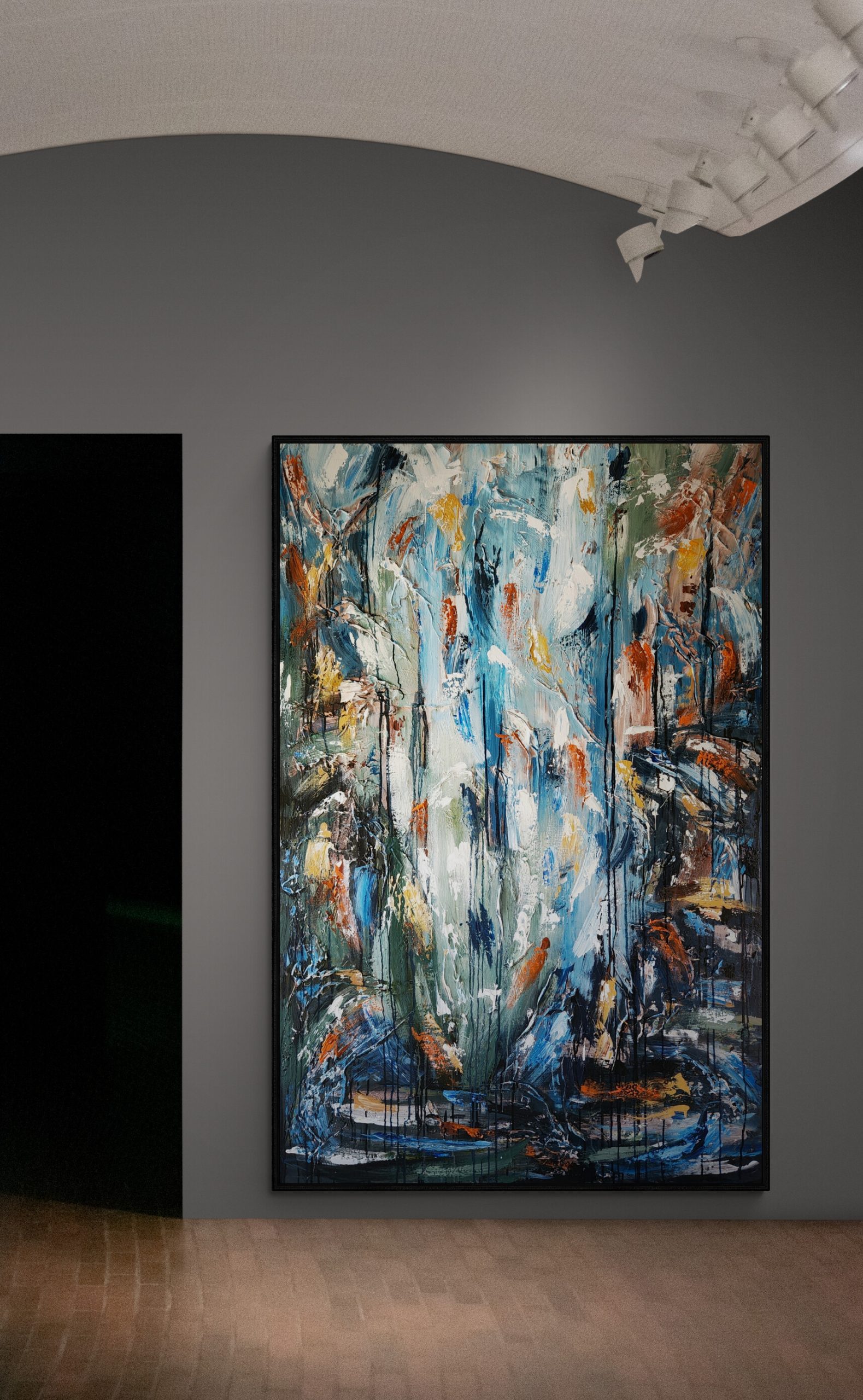 Gallery Wall With Curved Ceiling 2