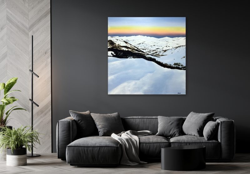 The main range from Guthega, Perisher NSW