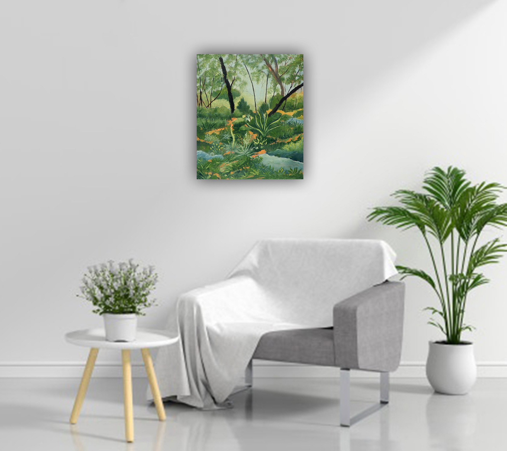 Grey Sofa White Room Mockup 43614 077