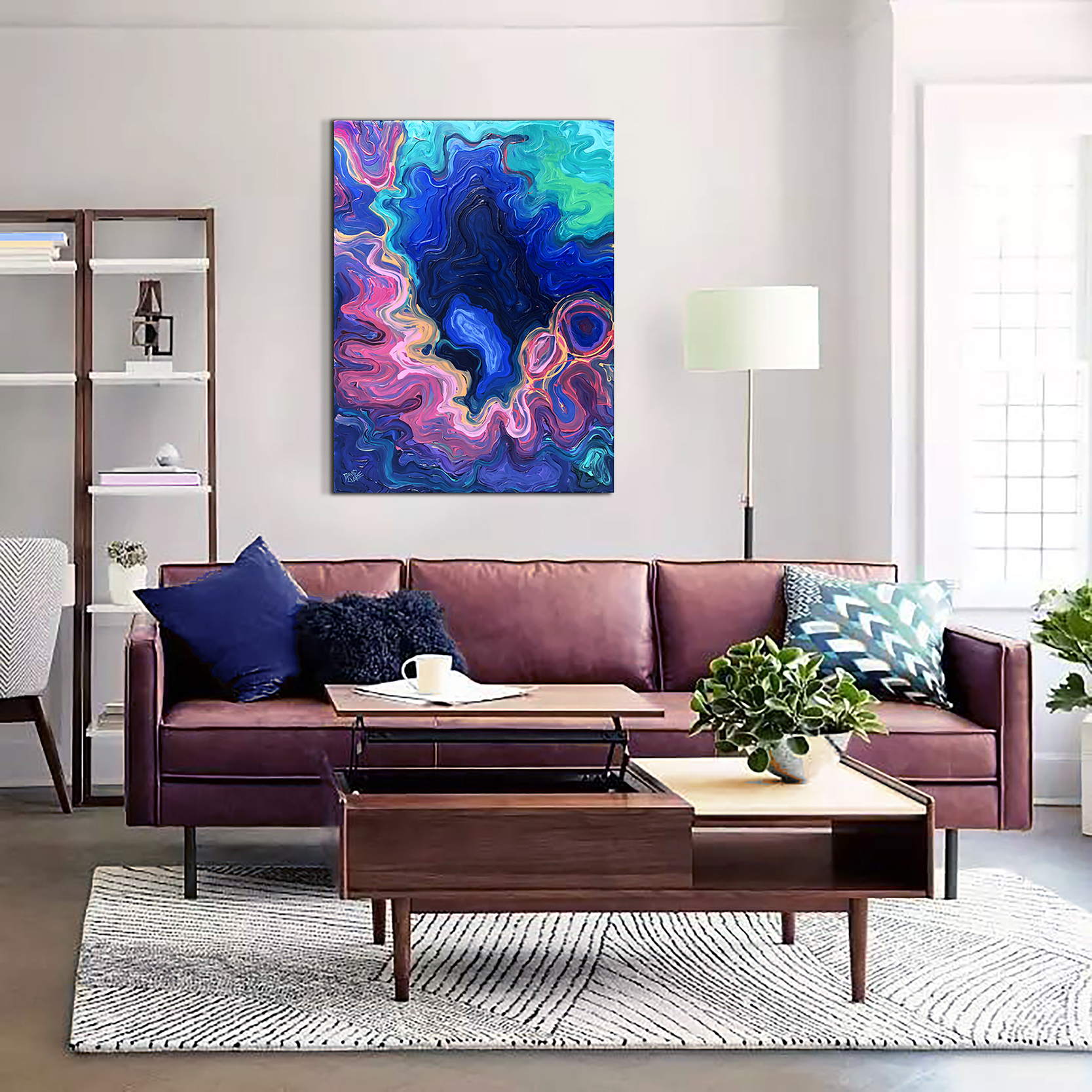 Swirls Of Coral Mock Lr