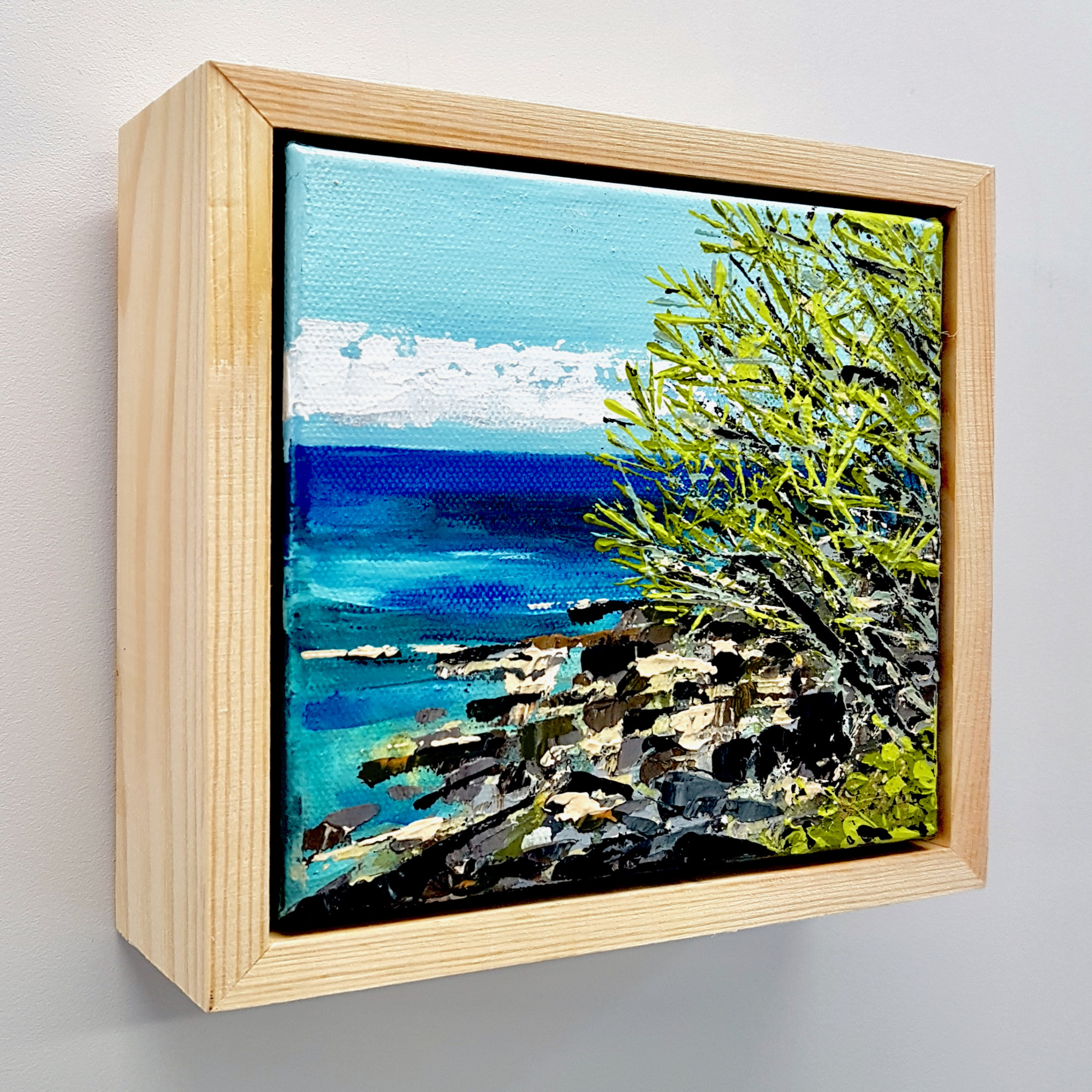 Noosa National Park 2 Songbird Designz Deborah Lang Beach Bay Beachscene Canvas Wall Art Contemporary Coastal Hamptons Style 3