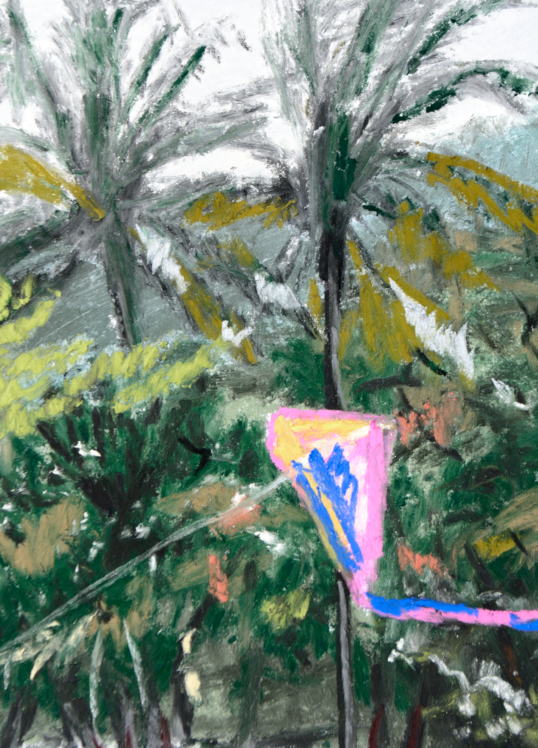 Sam Askin Kites At The Beach 3 Pink Kite