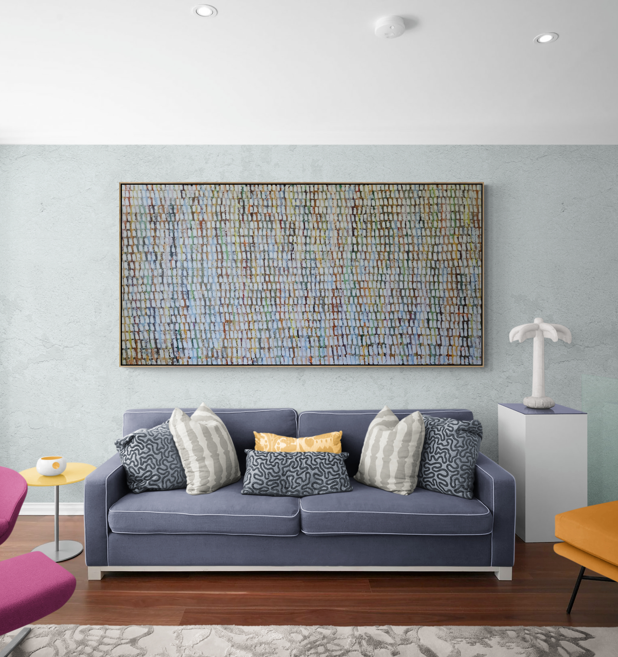 Living Room With Designer Furniture
