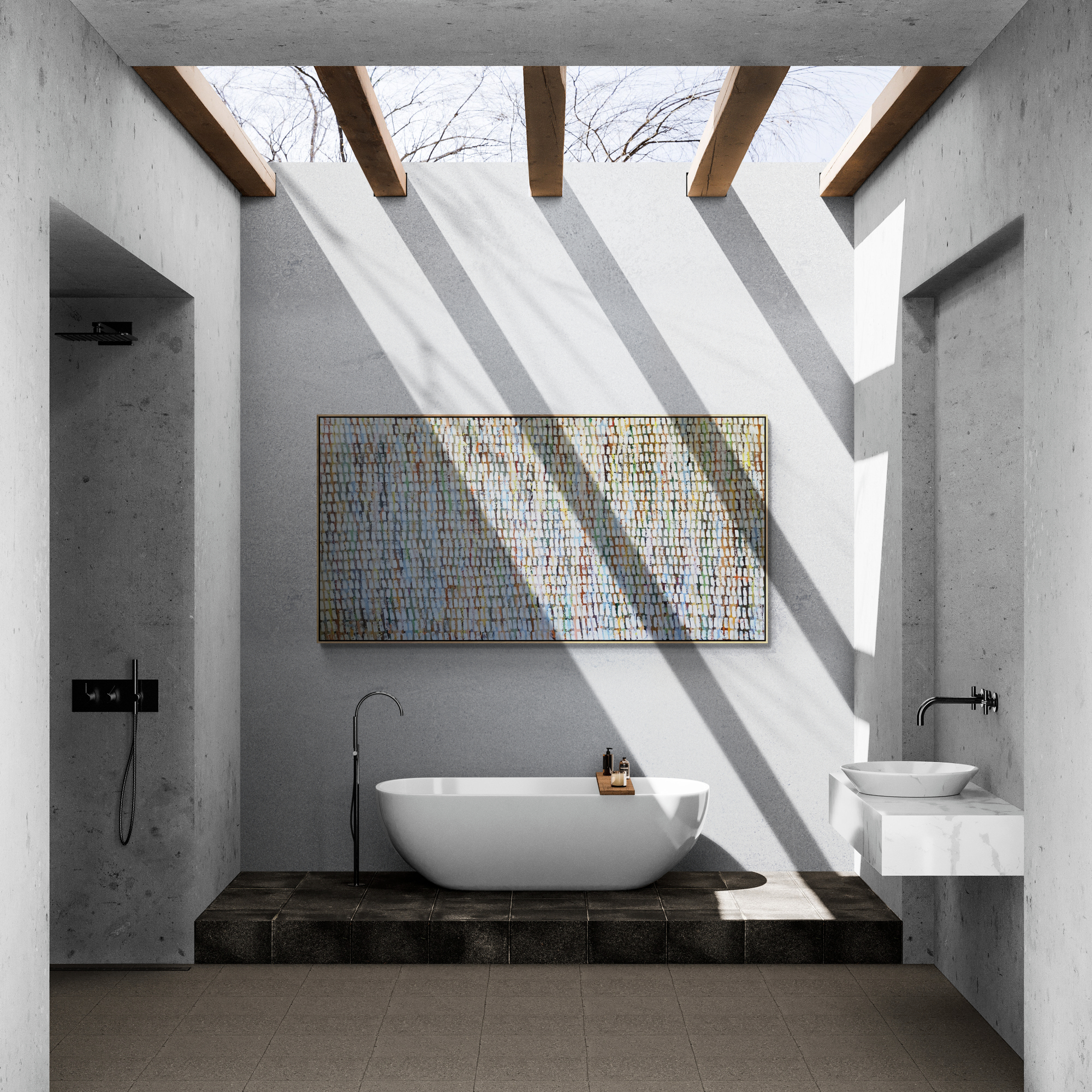 Modern Outdoor Bathroom