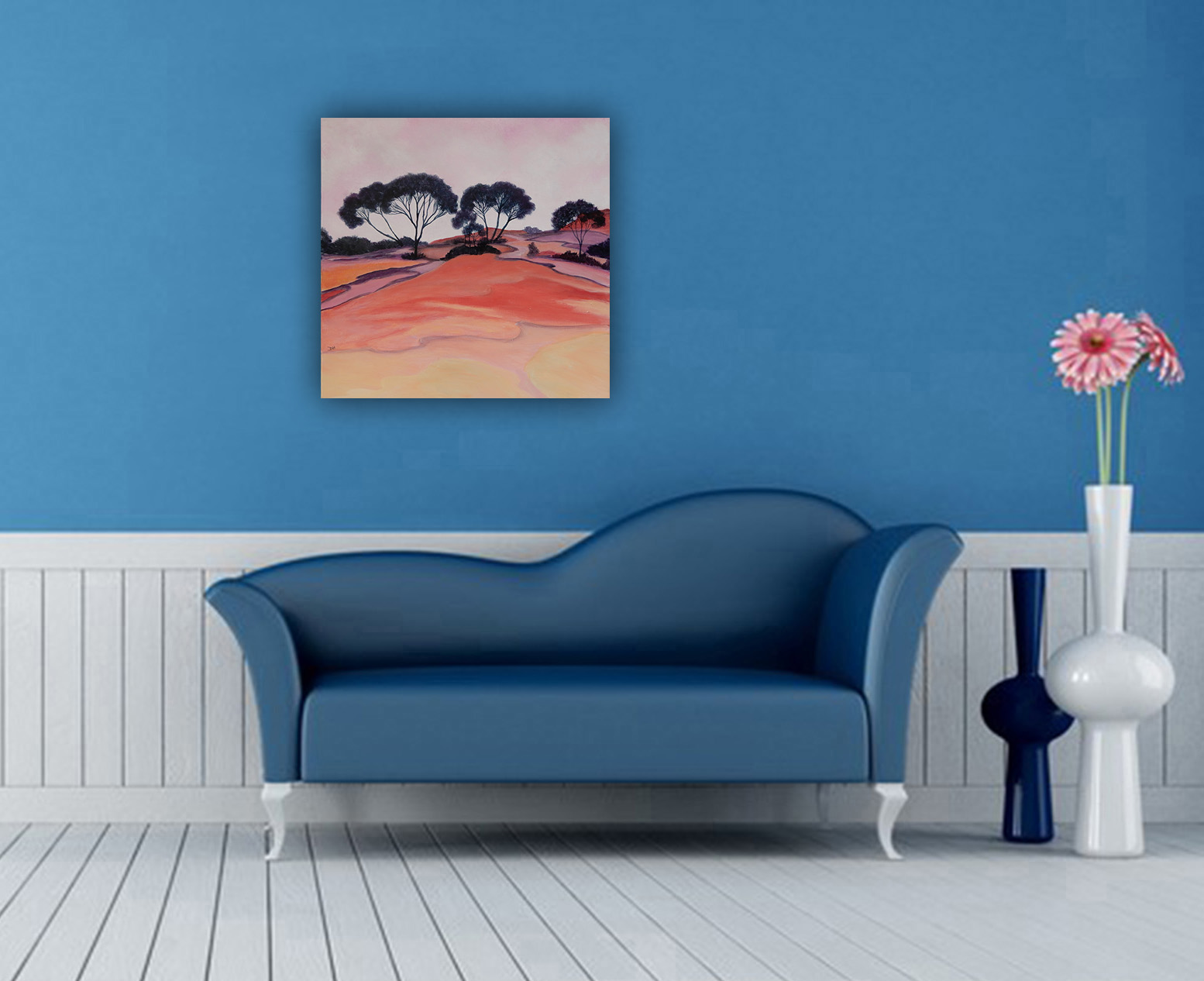 Bleu Canard Salon Idee Couleur Salon2