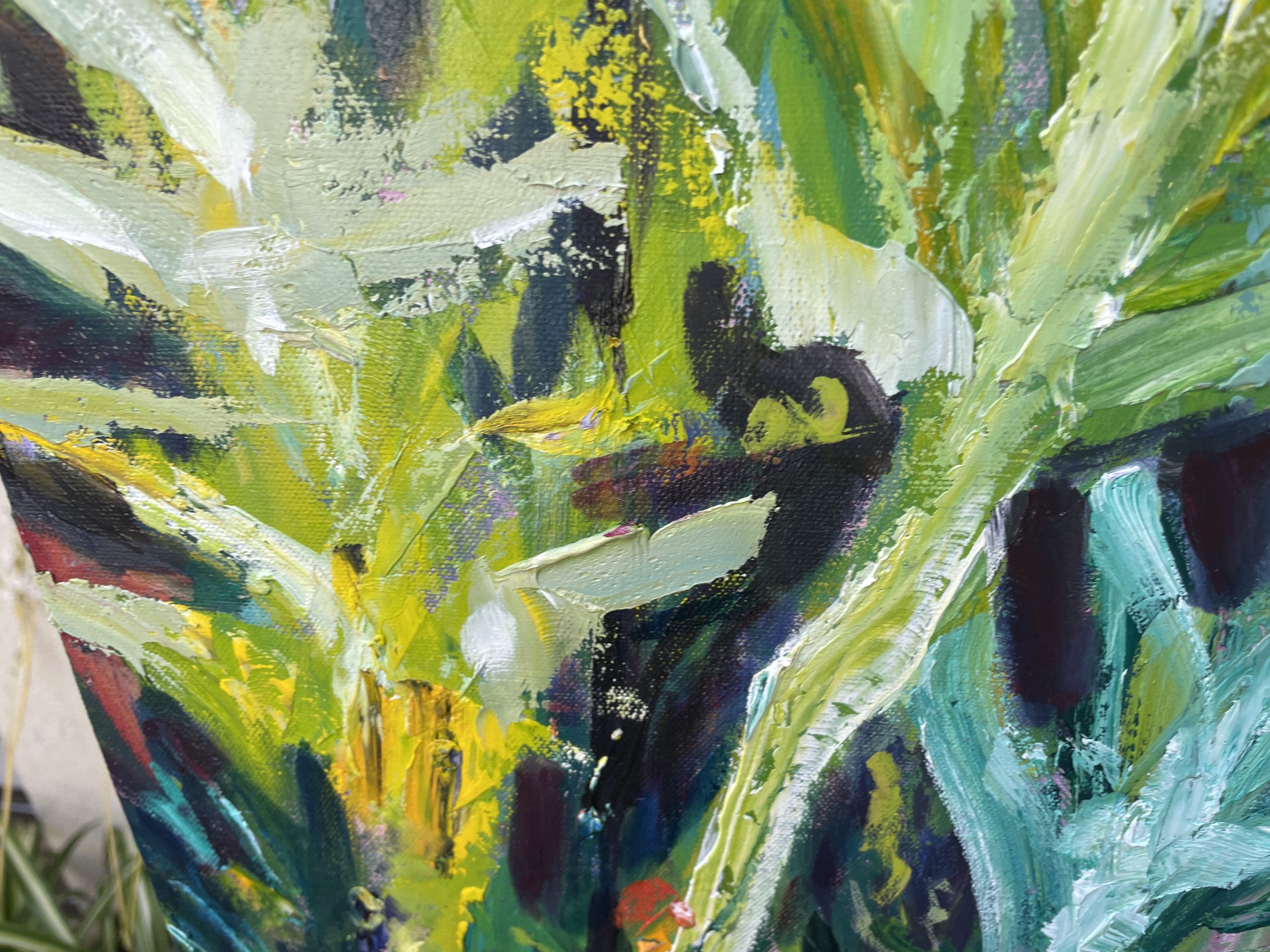 Tree Ferns And Rhododendrons Closeup 2