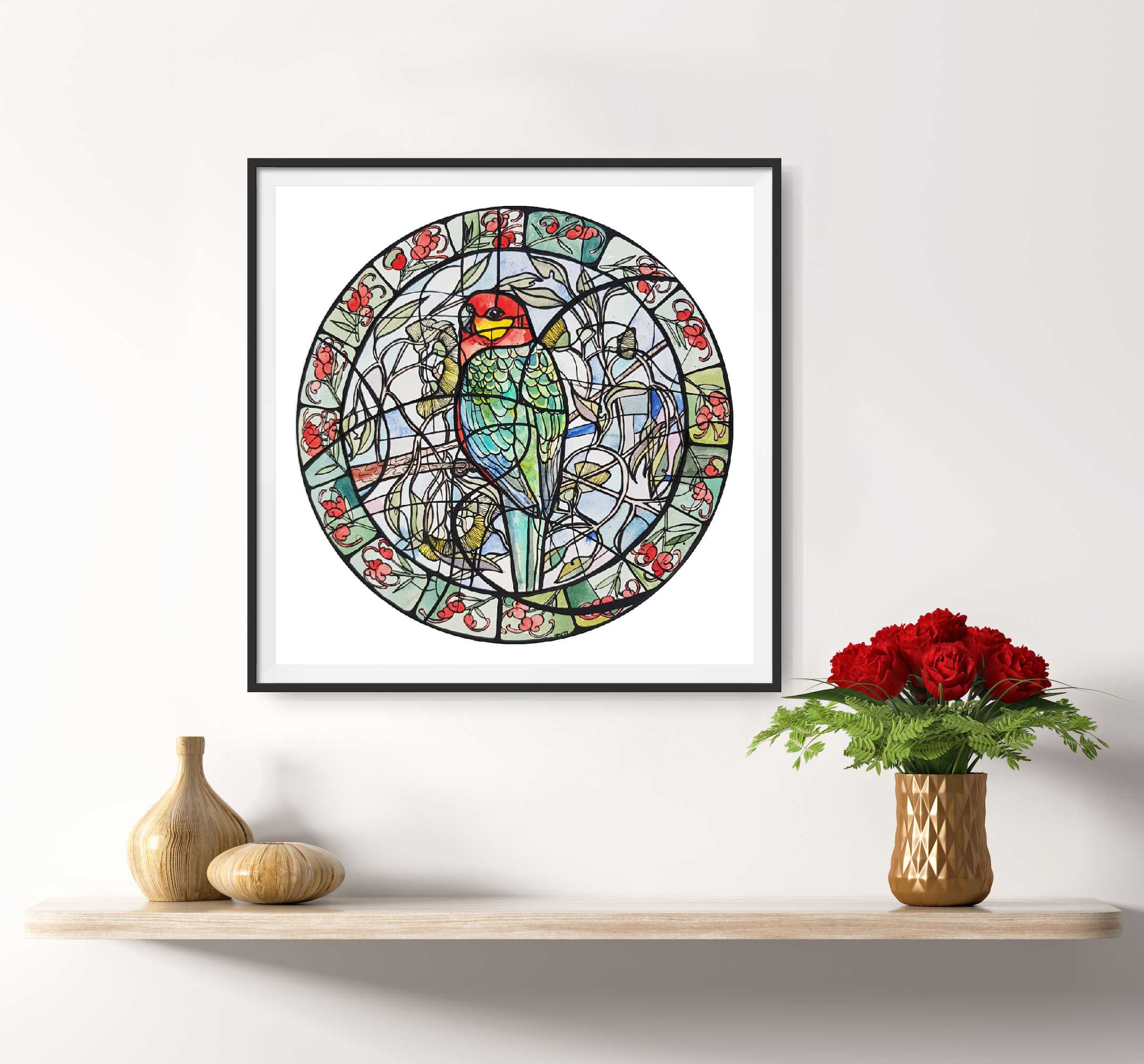 Rosella In The Round Art Lovers Australia