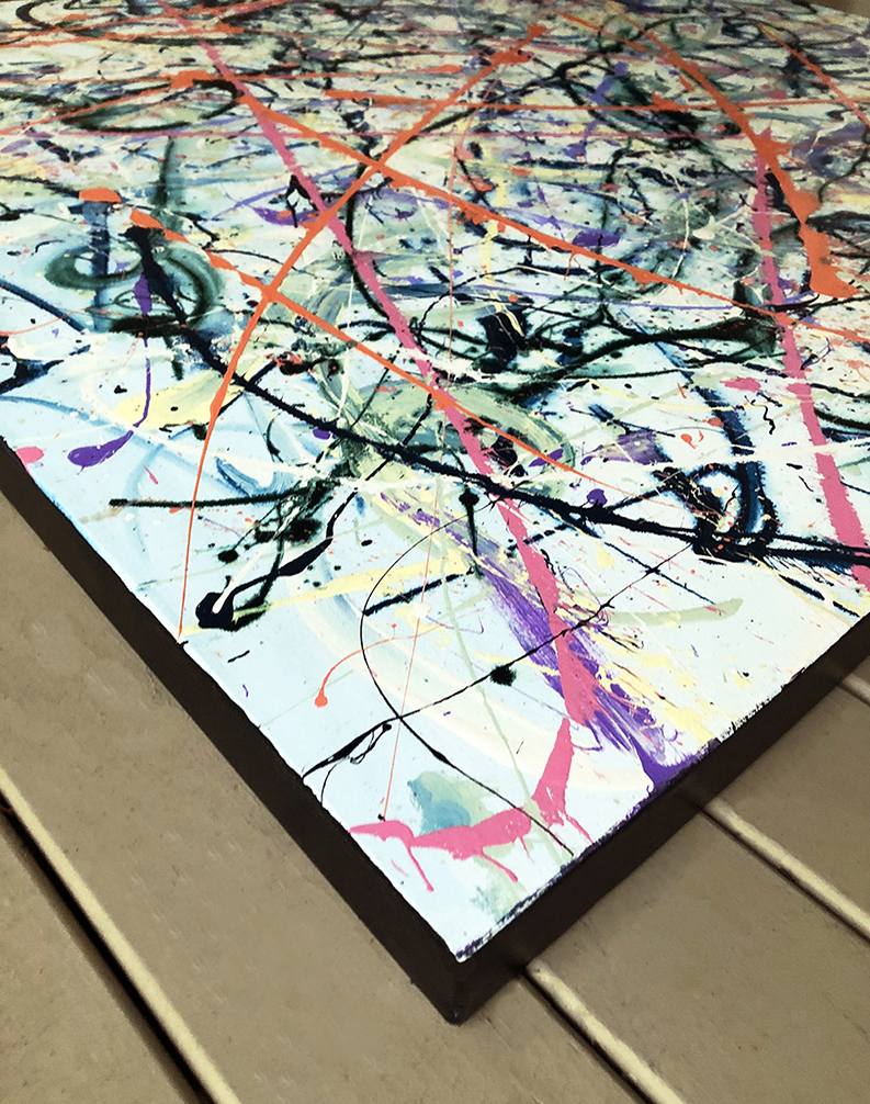 Orange Poles Top Corner