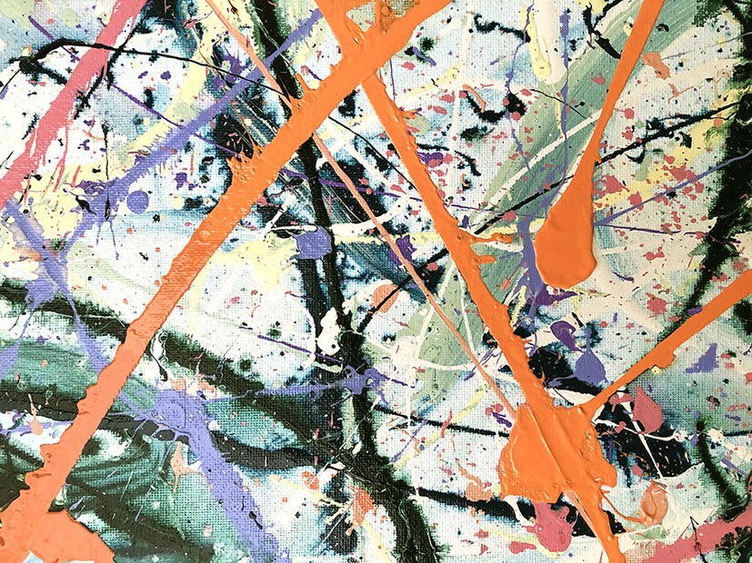 Orange Poles Close Lr