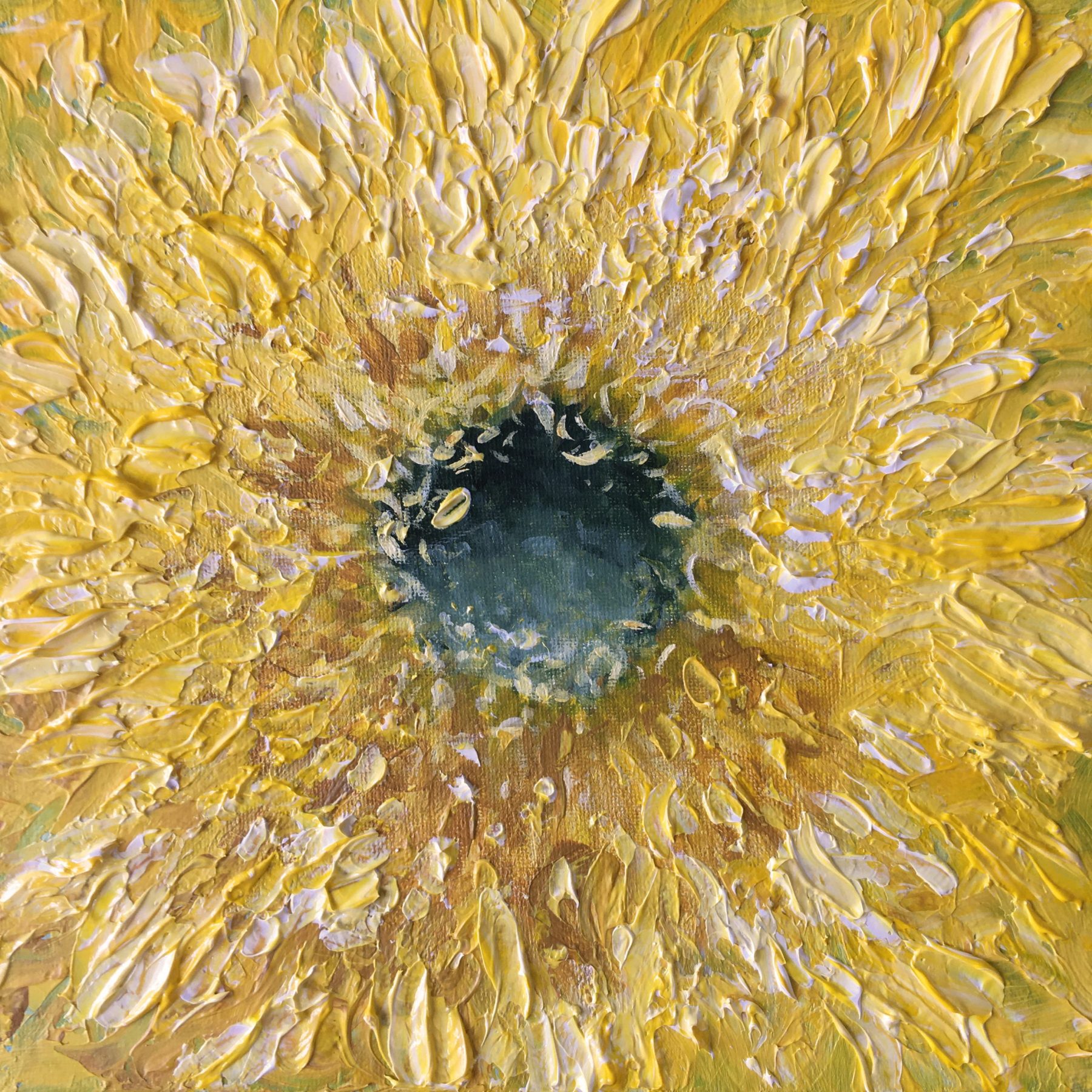 Abstract Sunflower Art Lovers Australia