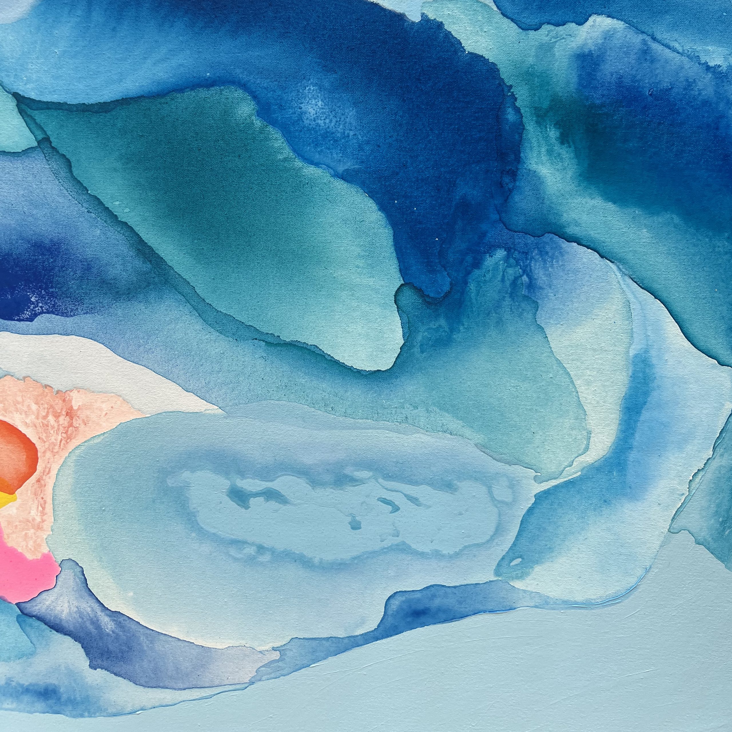 Beach Memories Rebecca Koerting Australian Abstract Artist Detail 2