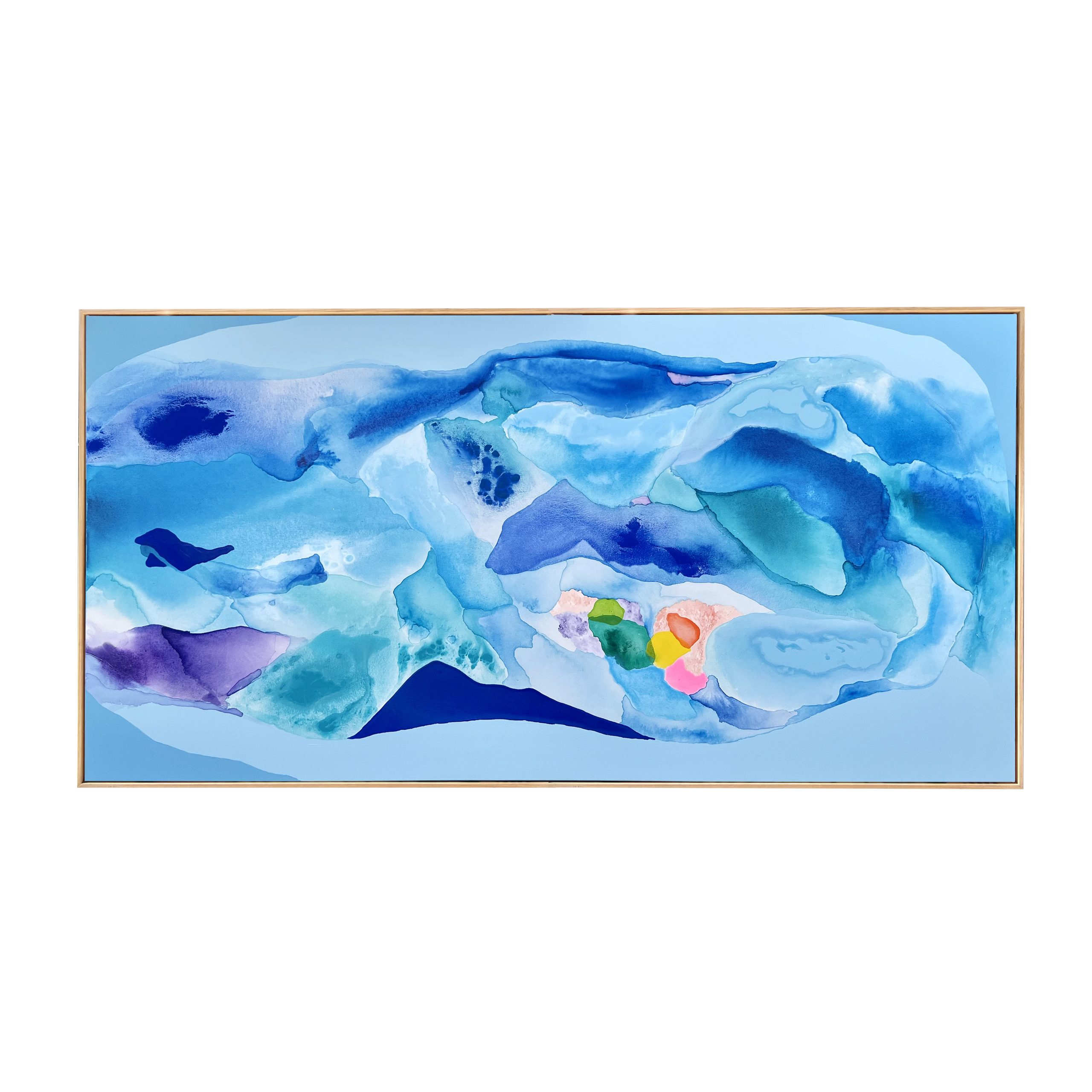 Beach Memories Rebecca Koerting Australian Abstract Artist Frame