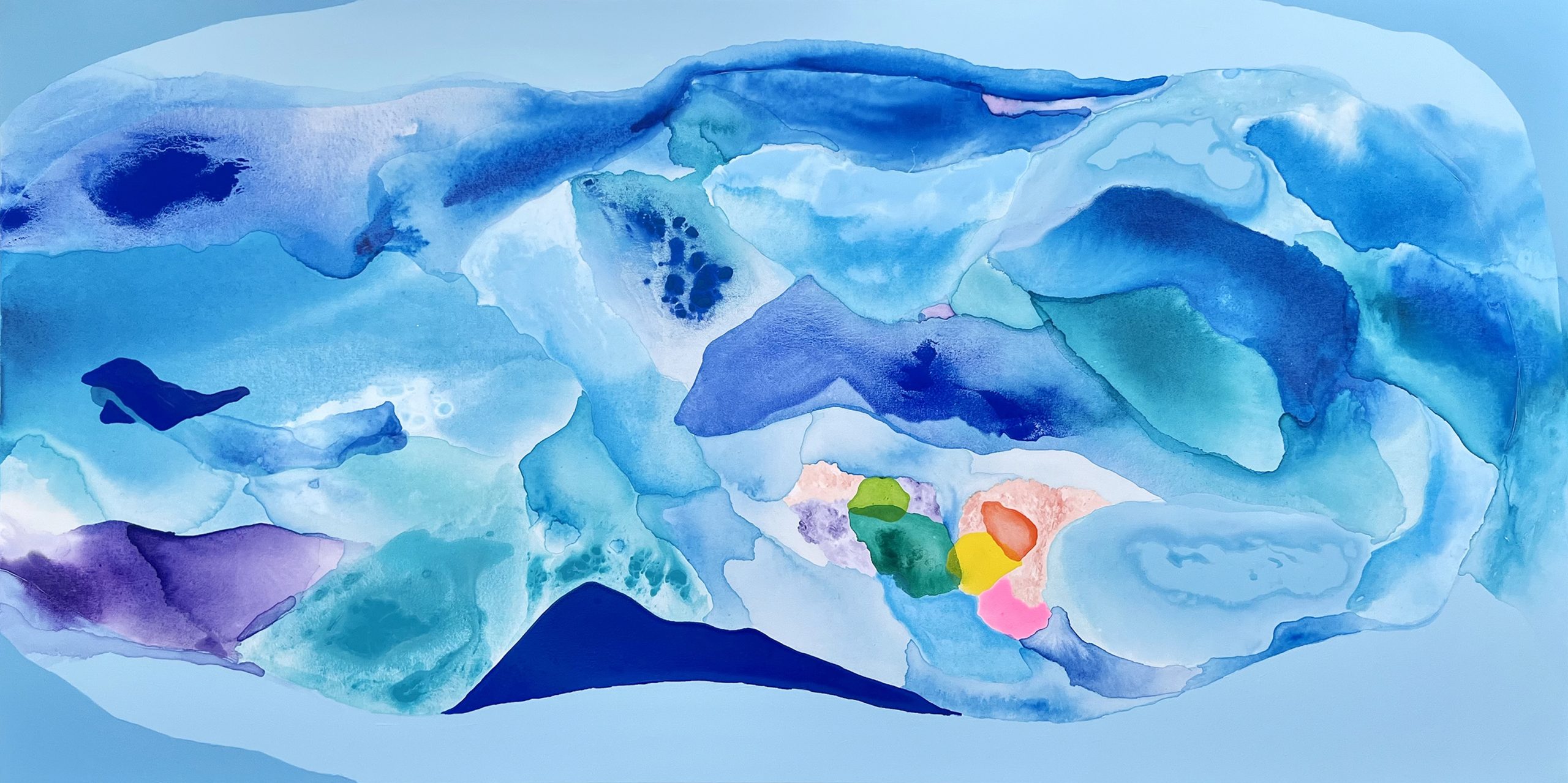 Beach Memories Rebecca Koerting Australian Abstract Artist Noframear