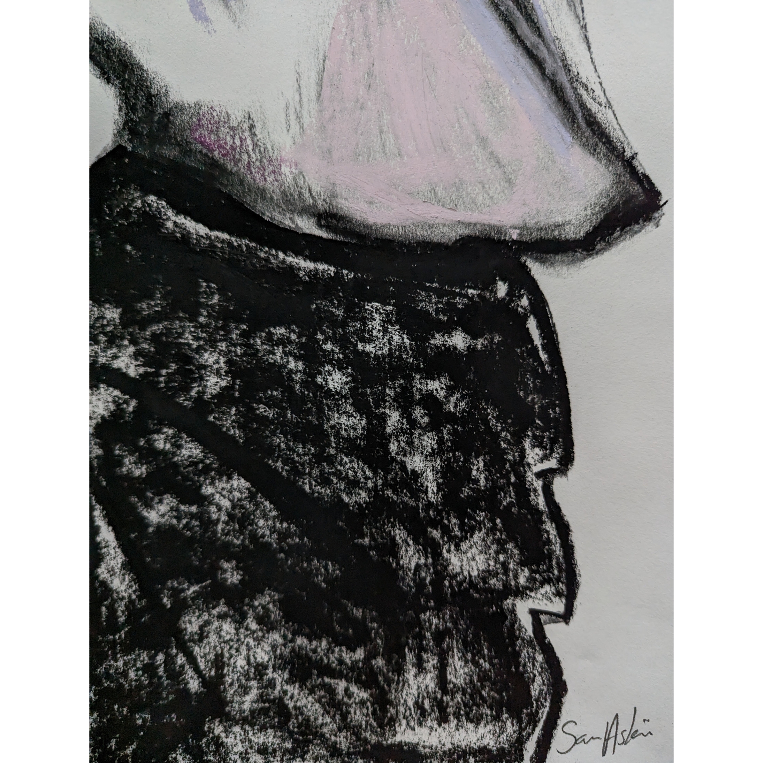 Sam Askin Charcoal Rose Signature