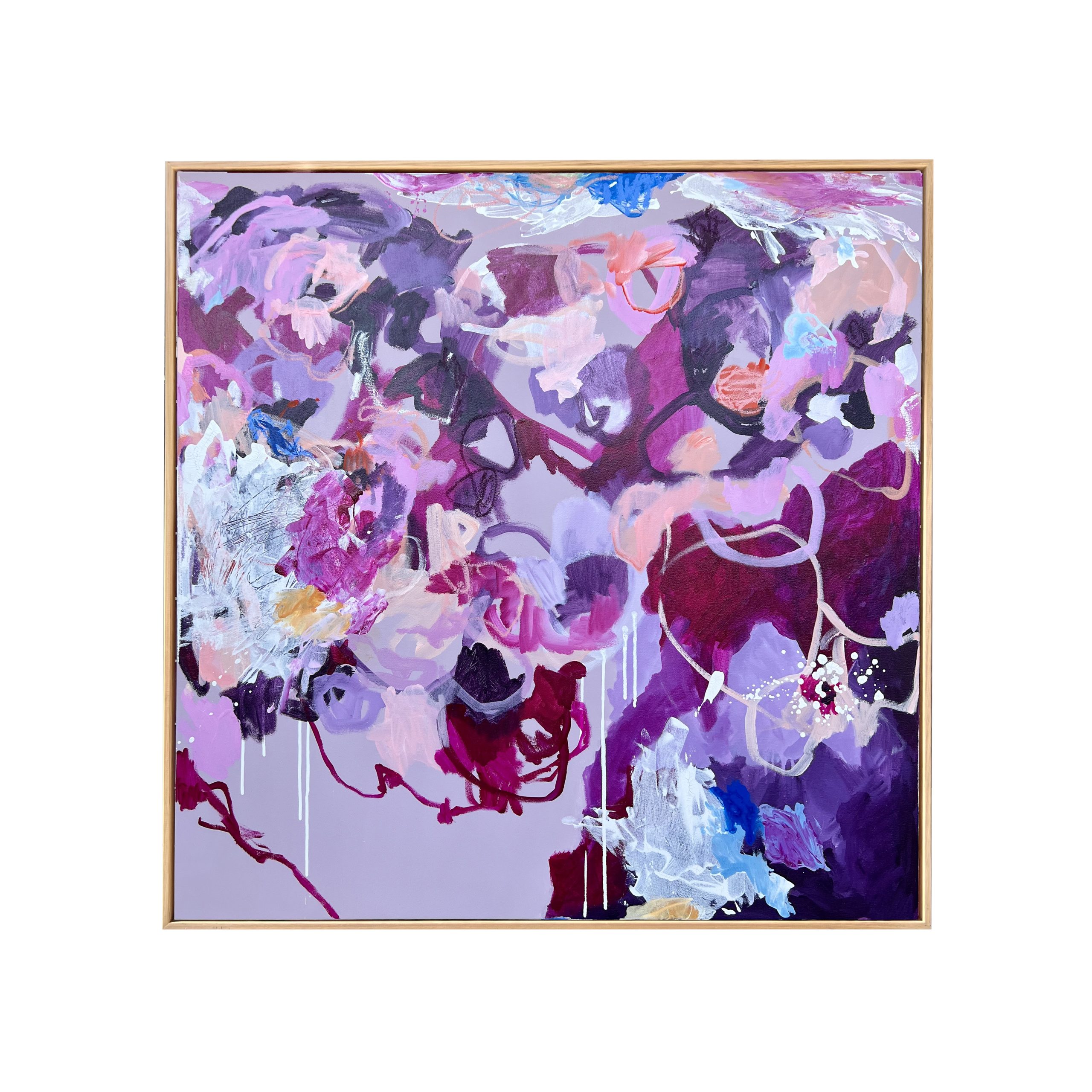 On Purpose Rebecca Koerting Australian Abstract Artist Contemporary Bluethumb Frame