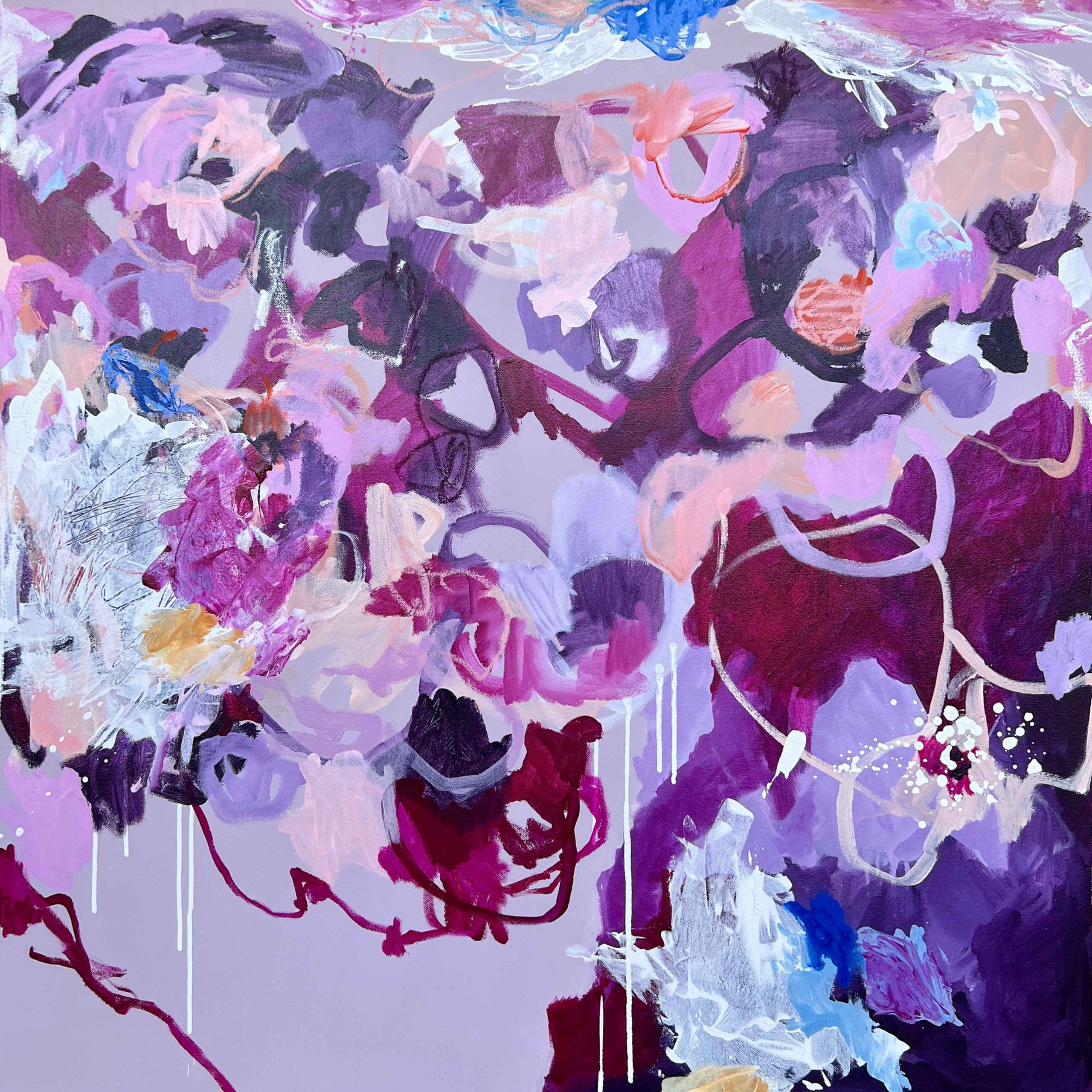 On Purpose Rebecca Koerting Australian Abstract Artist Contemporary Bluethumb Framear