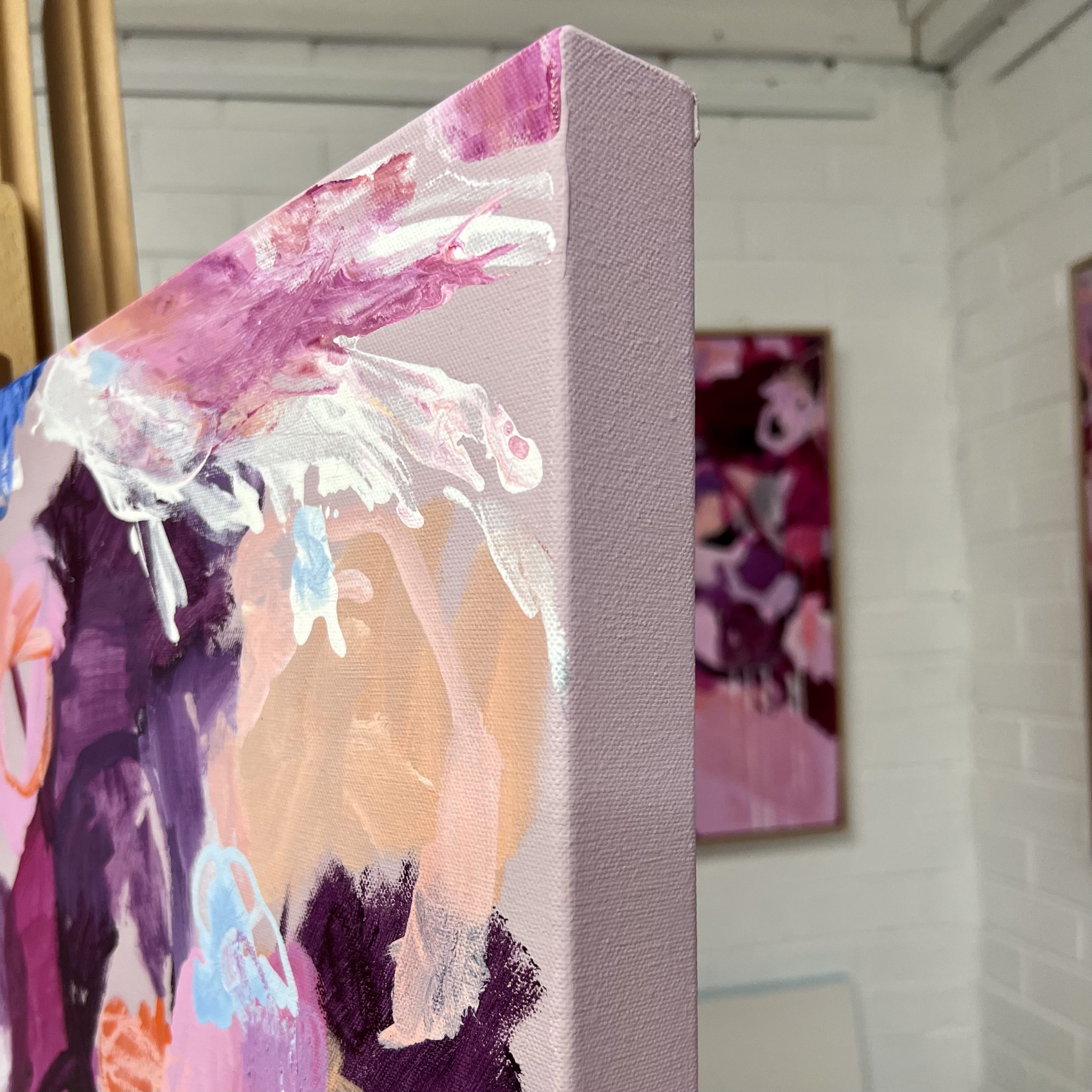 On Purpose Rebecca Koerting Australian Abstract Artist Contemporary Bluethumb Edge