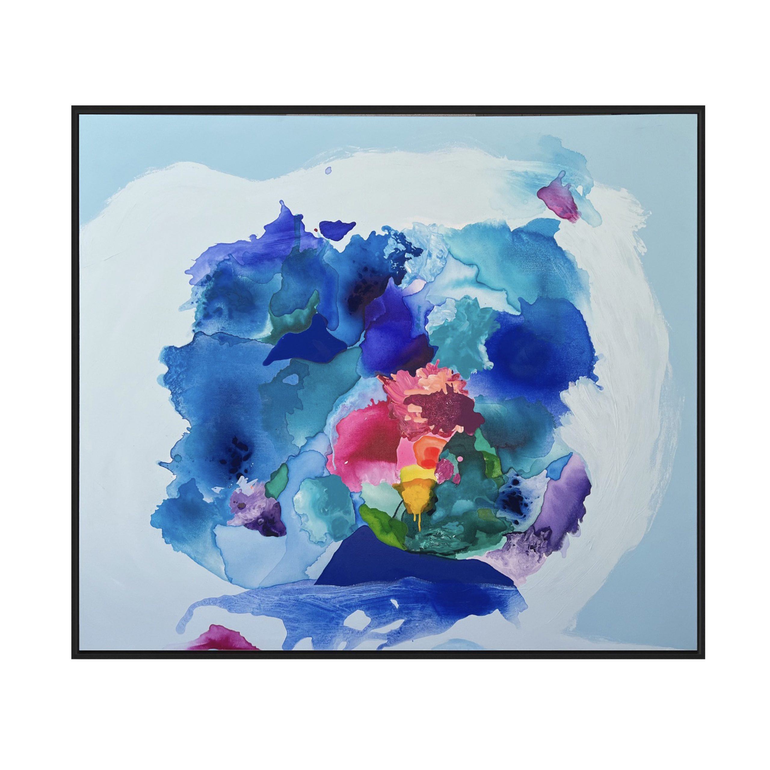 Morning Earth Rebecca Koerting Australian Abstract Artist Art Lovers Australia Frame Copy