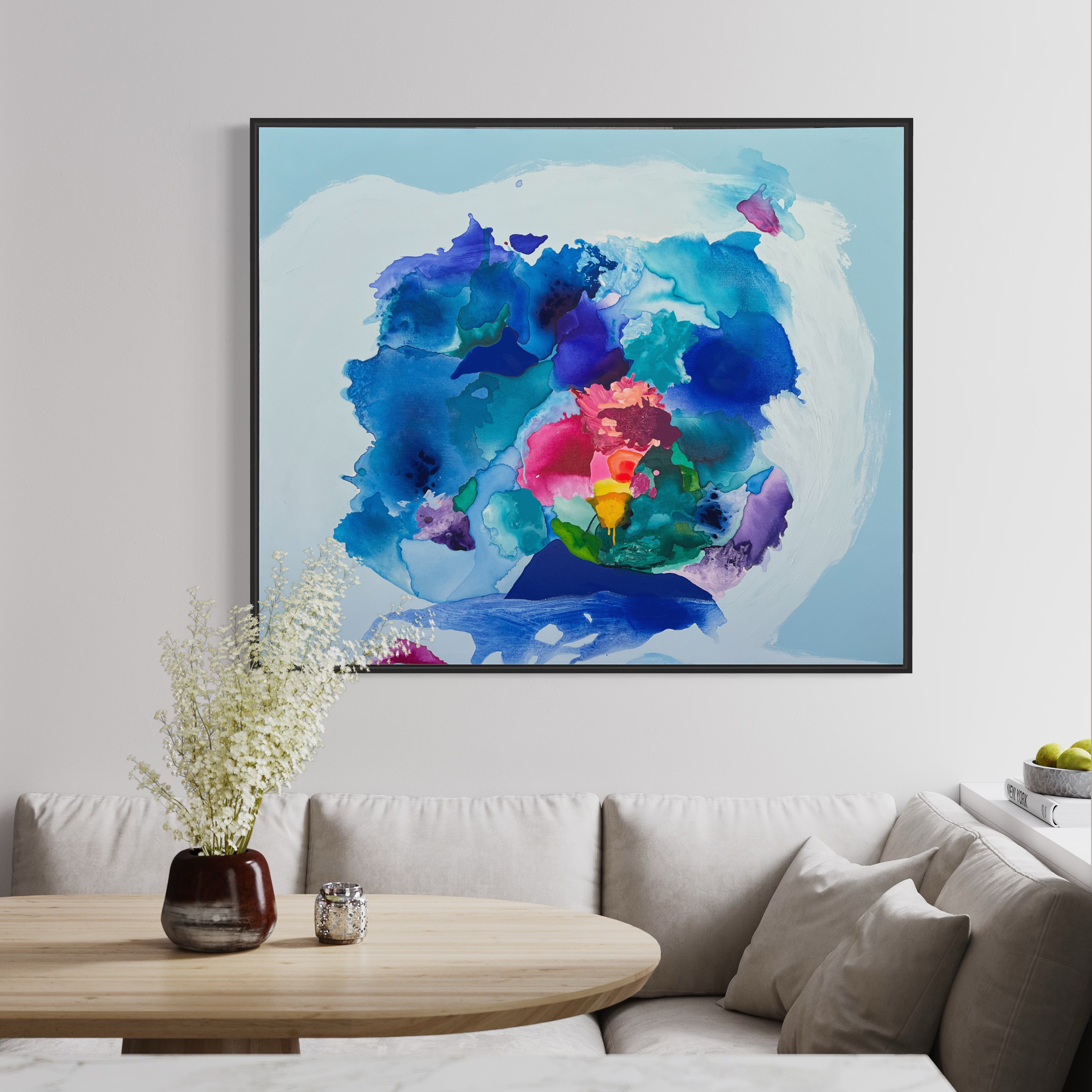 Rebecca Koerting Studio Australian Abstract Artist Modern Beach