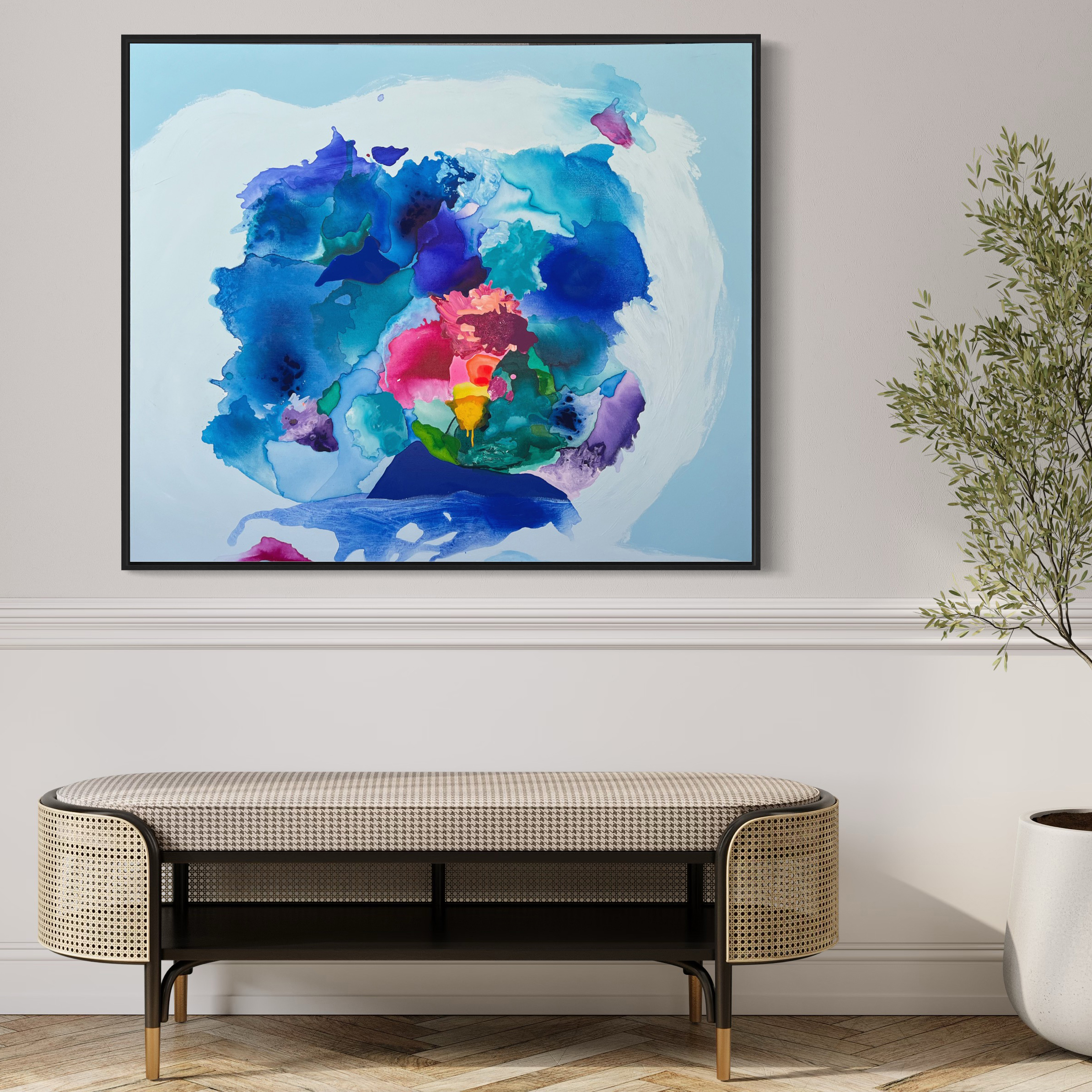 Rebecca Koerting Studio Australian Abstract Artist Modern Beach