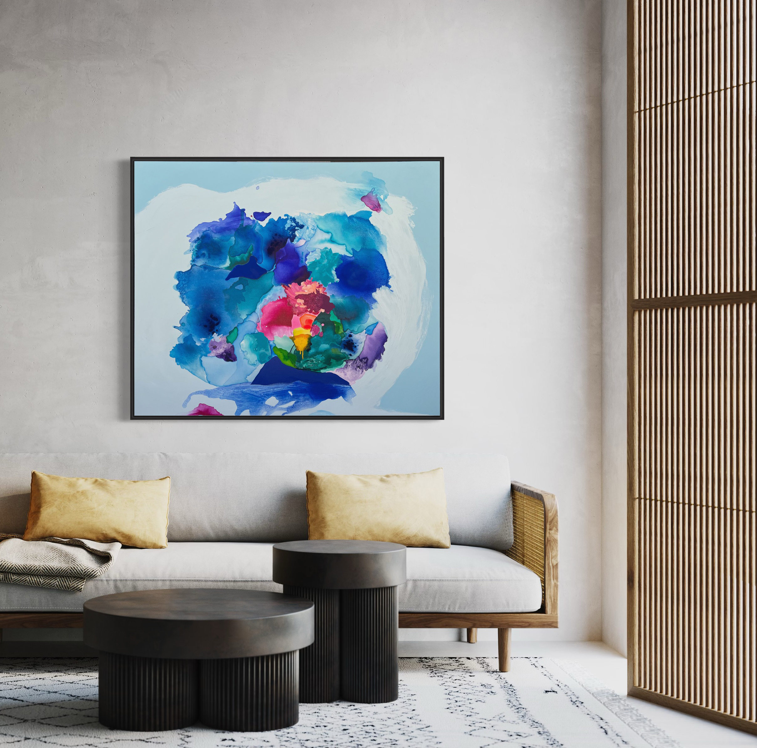 Rebecca Koerting Studio Australian Abstract Artist Modern Beach