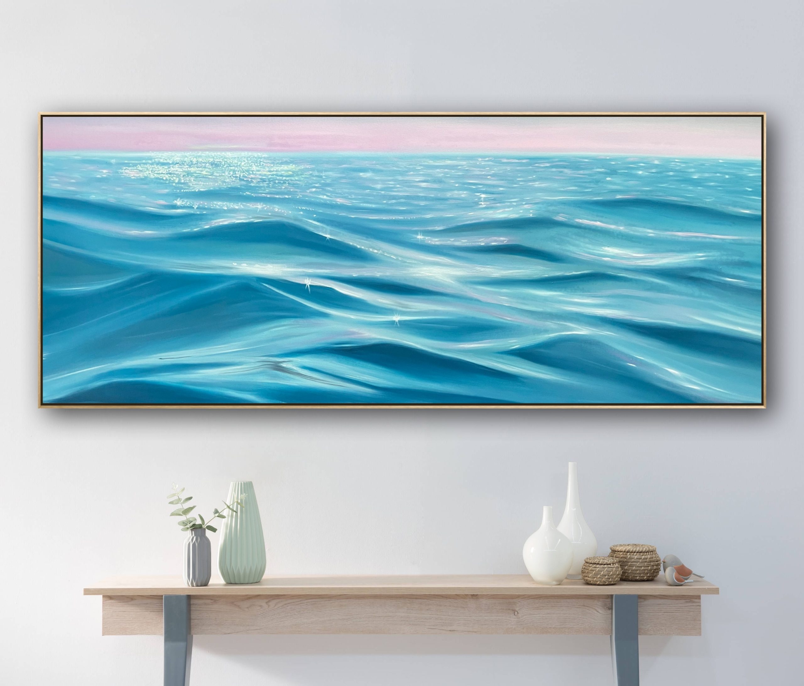 Alanah Jarvis Ocean Art Framed Coastal Interior