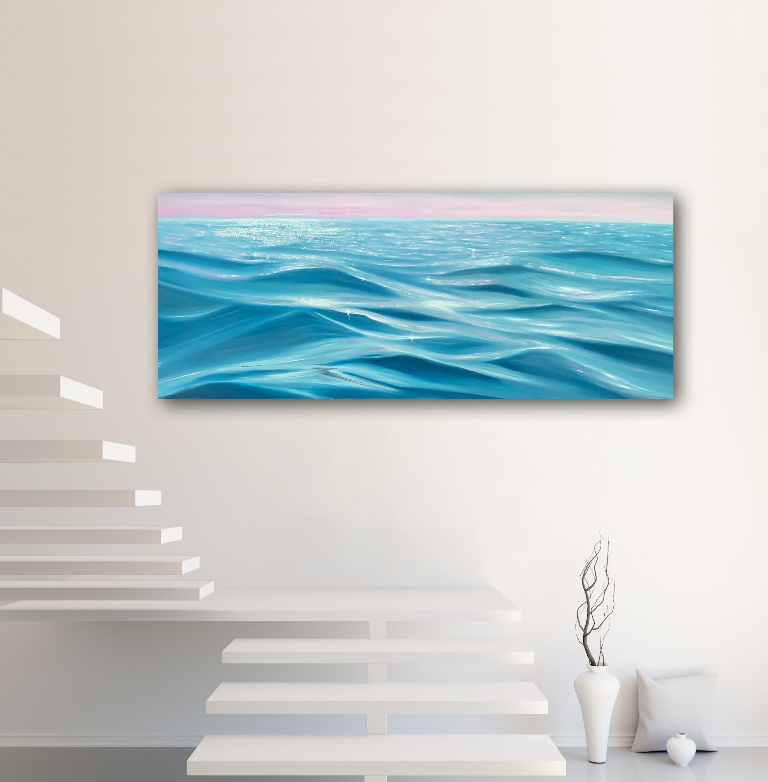 Alanah Jarvis Ocean Art White Interior