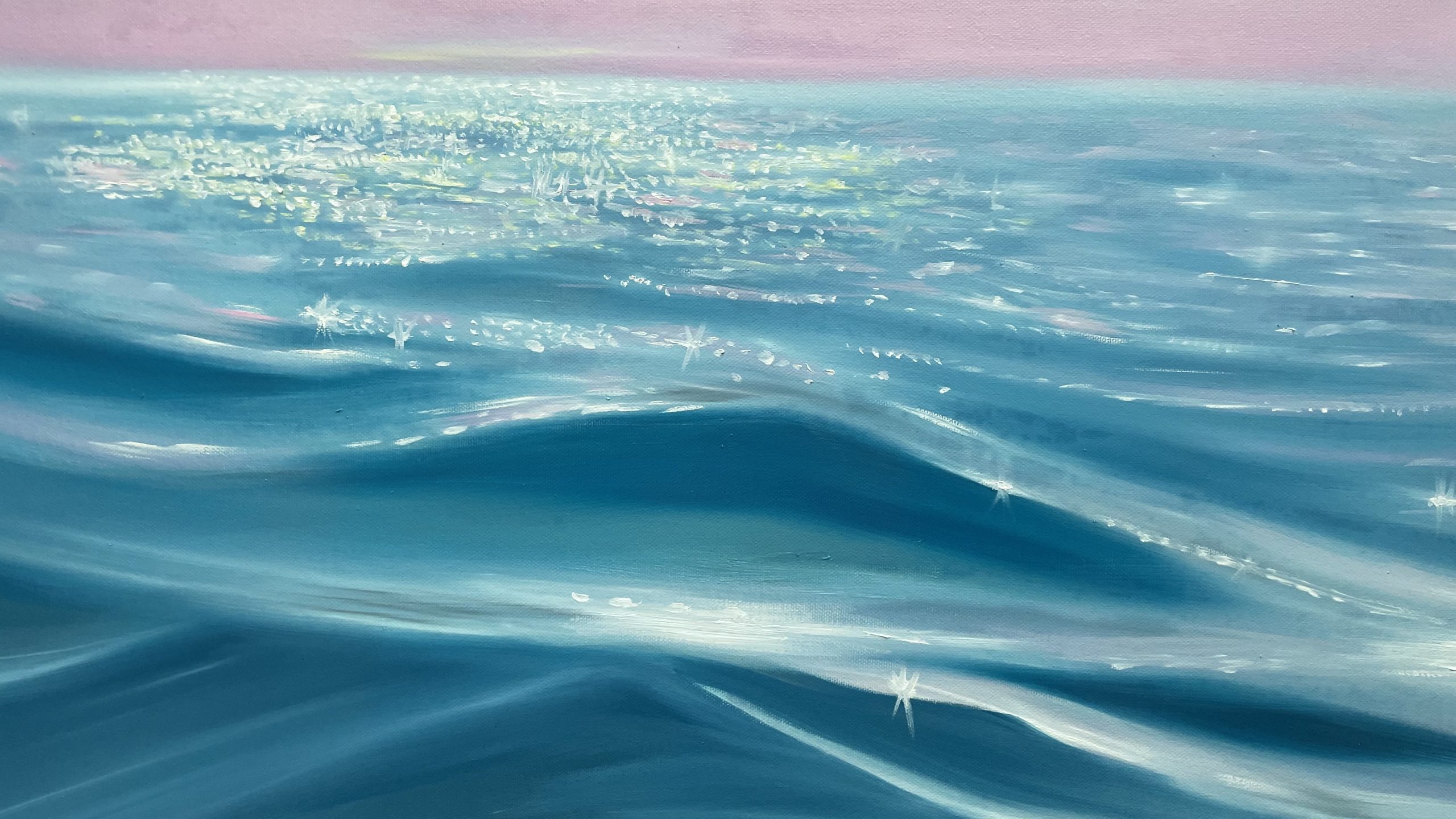 Summer Nights Alanah Jarvis Ocean Art Close Up