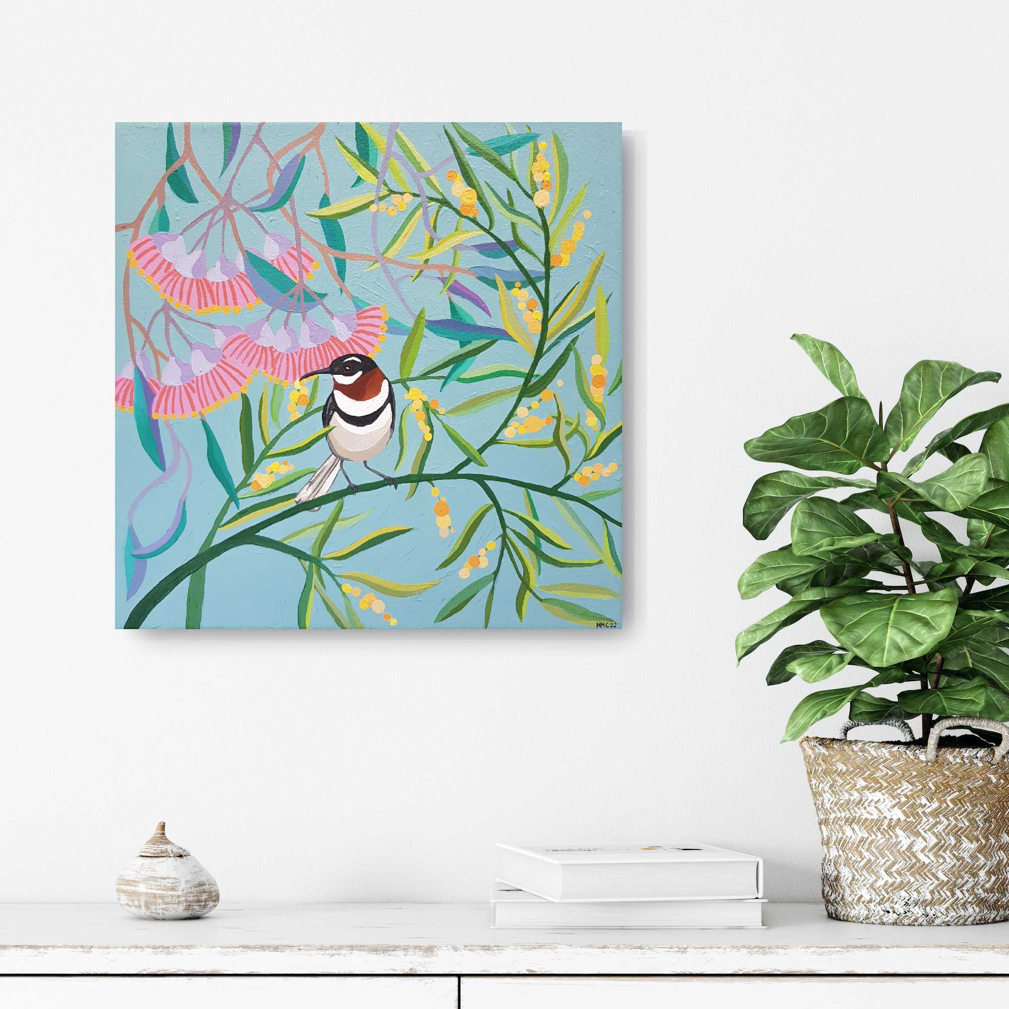 Bird And Blooms By Nicola Cowie Artrooms