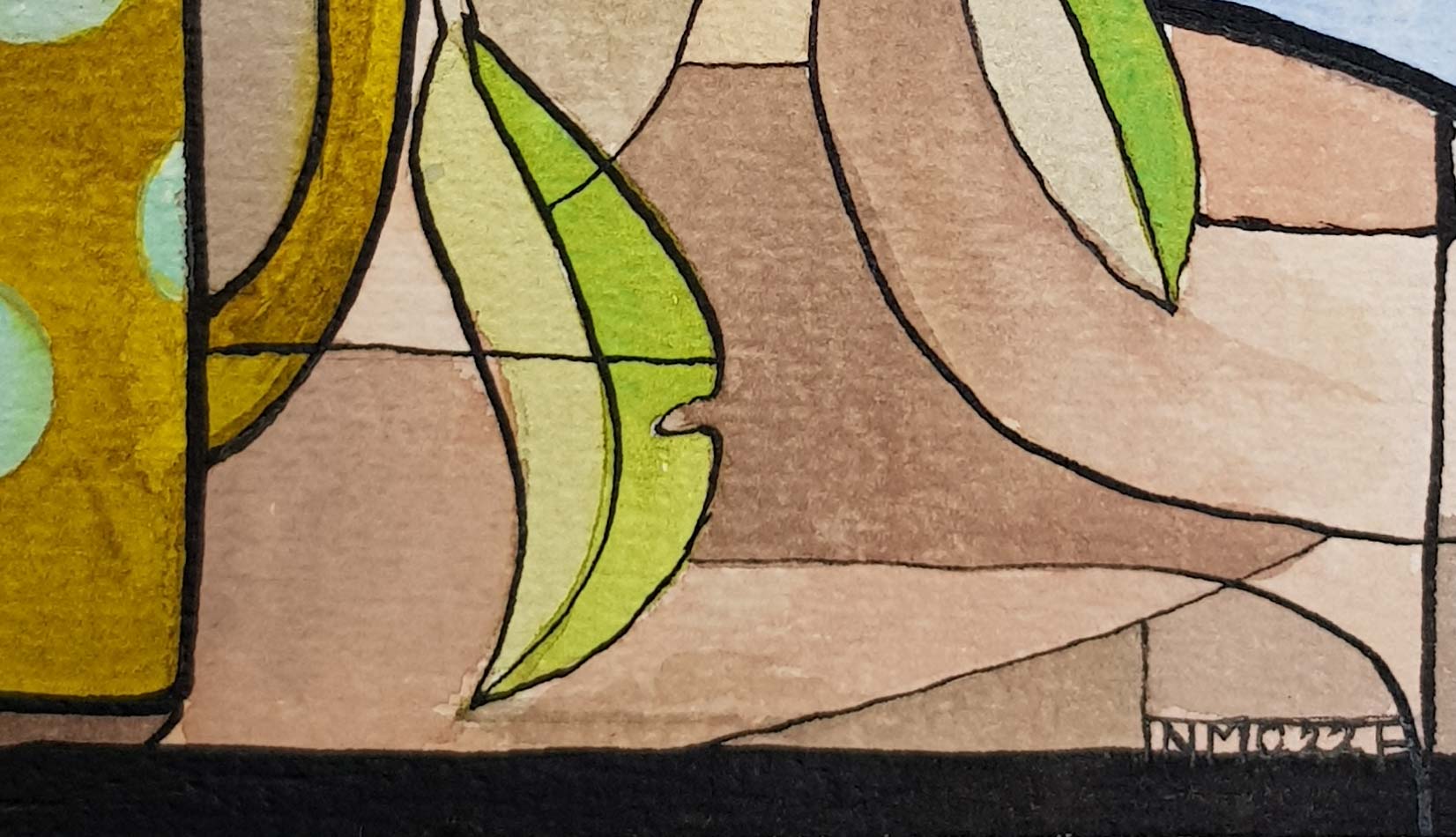 Flowing Over Nicola Cowie Watercolour