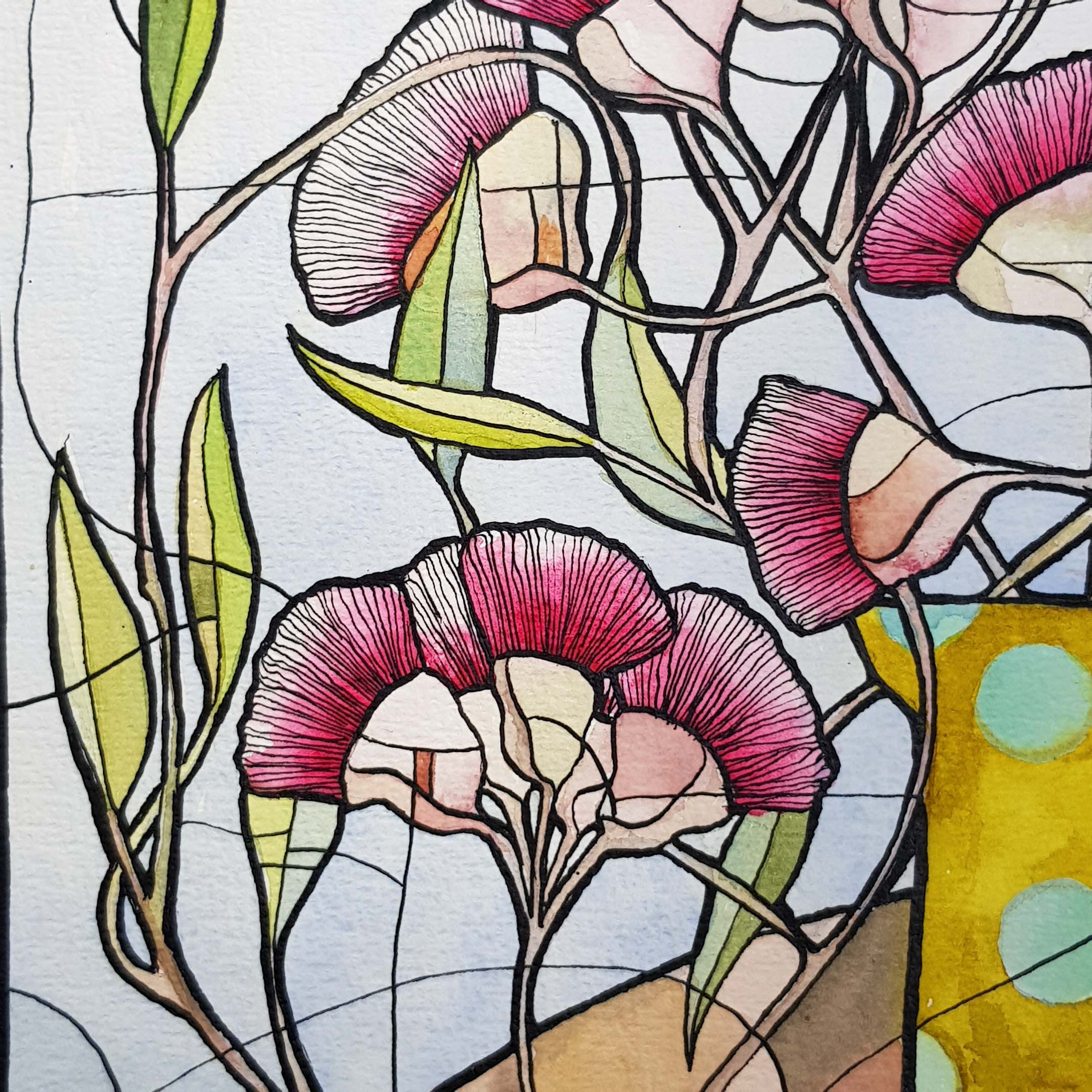 Flowing Over Nicola Cowie Flowering Gums