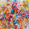 Robbi Neal Rn310322l Sing It 100x100cm