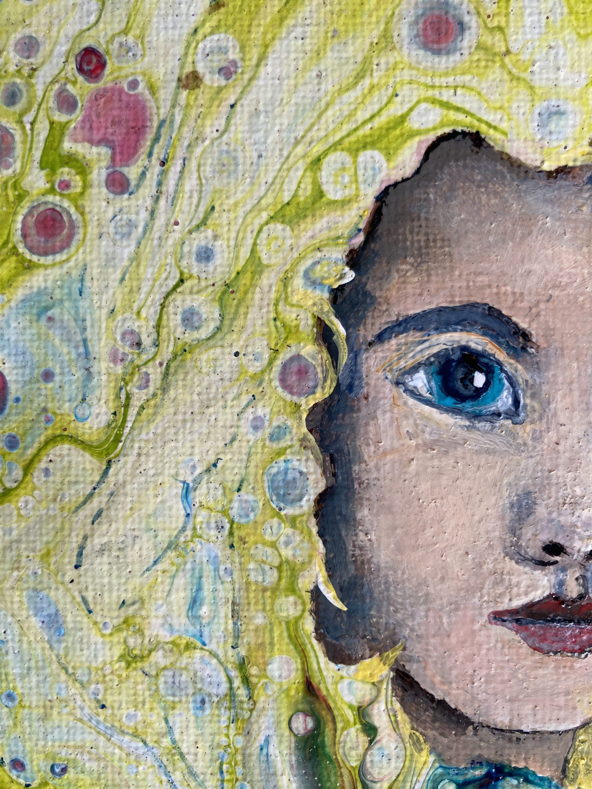 47. Golden Hair Detail