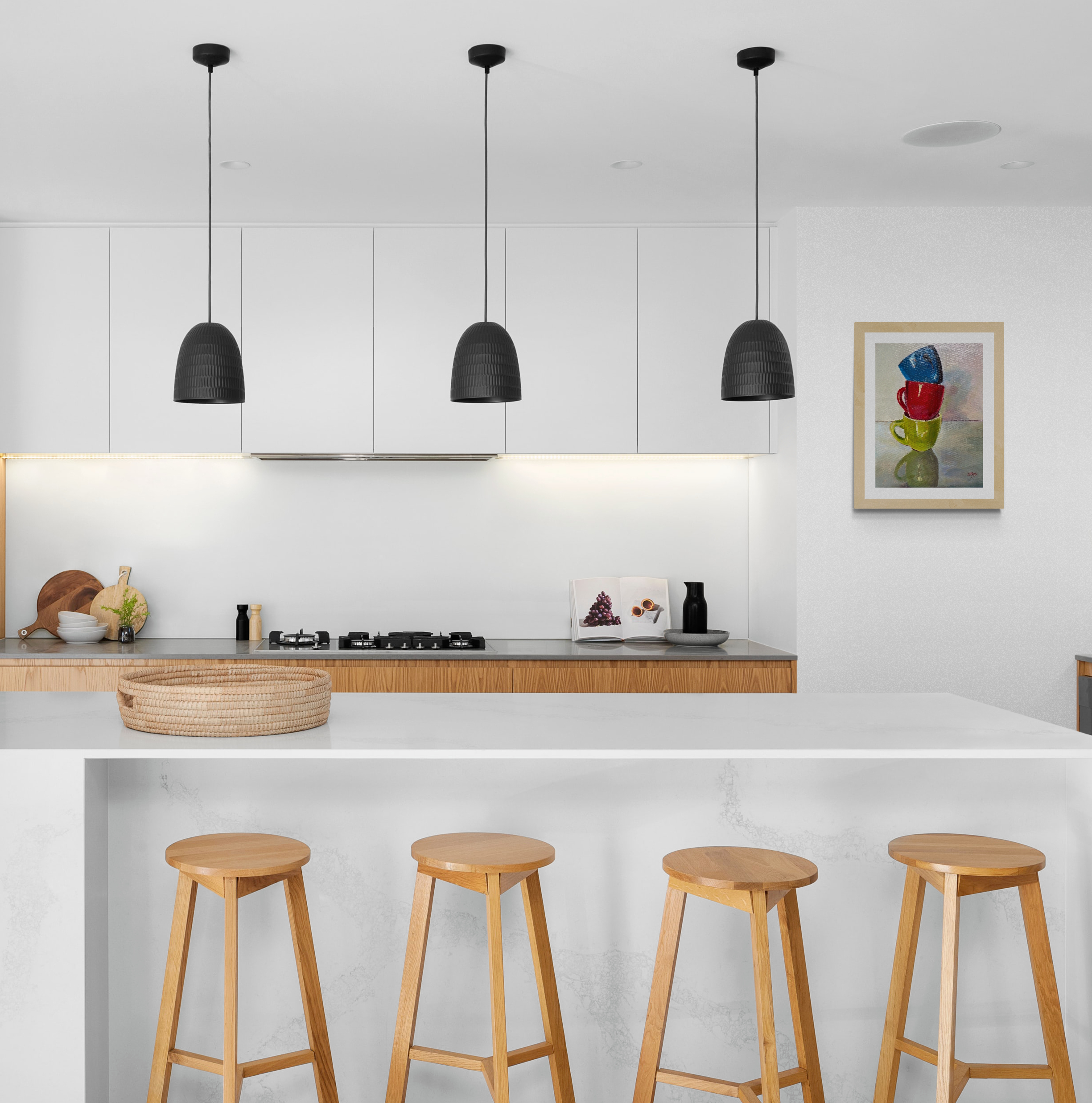 Bright Modern Kitchen Area (1)