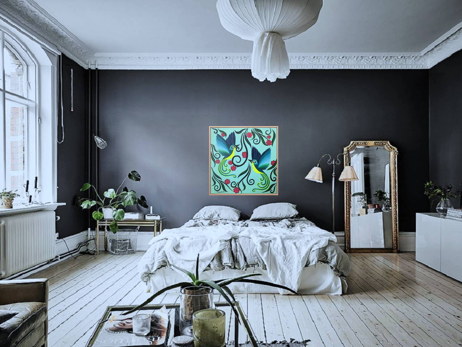 Birds And Blooms (no.13) In Situ 5