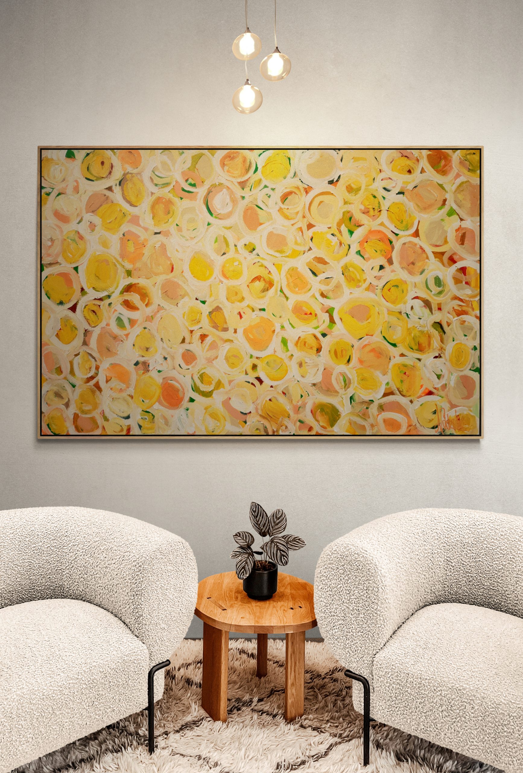 Comfy Armchairs In Warmly Lit Room (6)