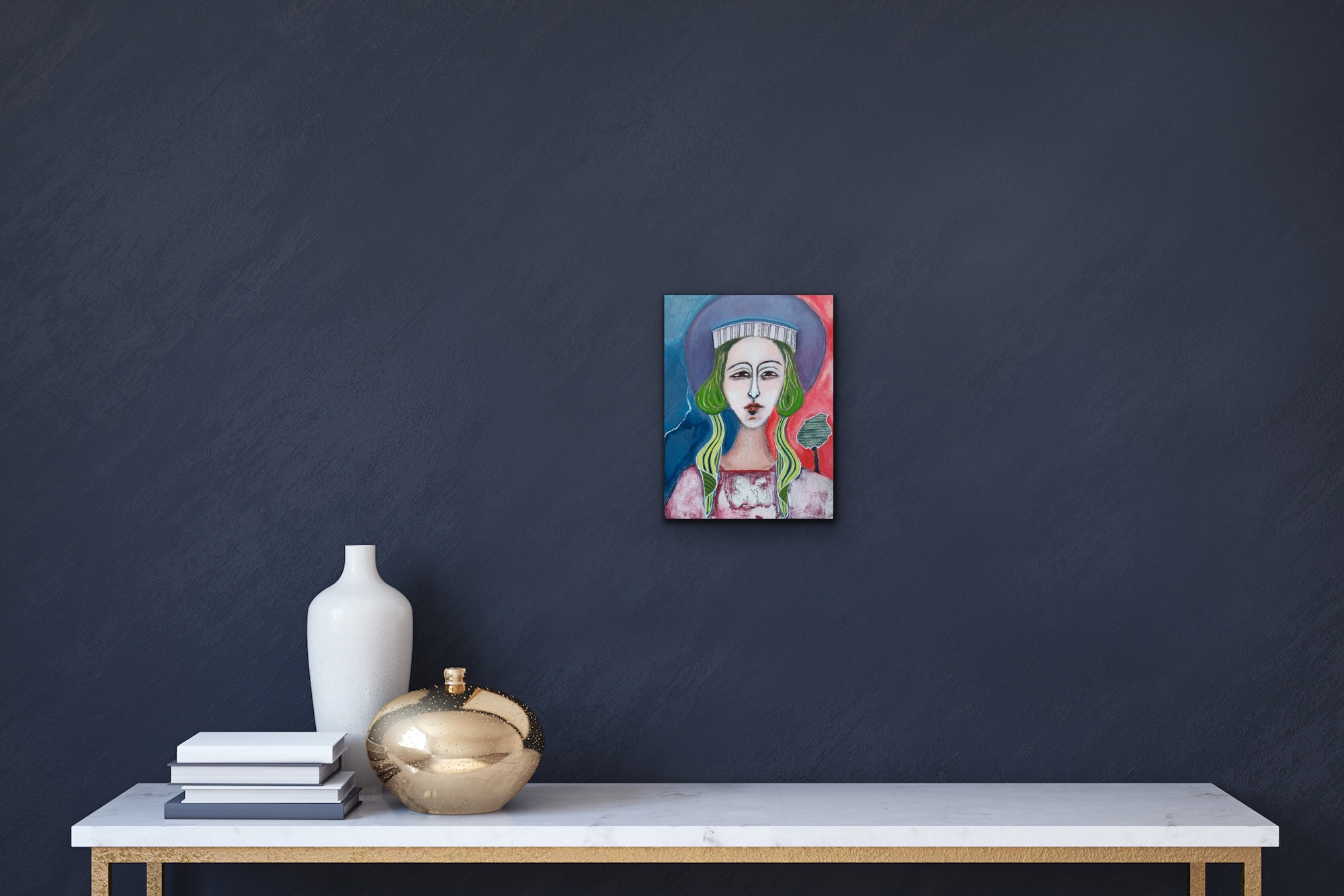 Simone Di Foligno Insitu Blue Wall