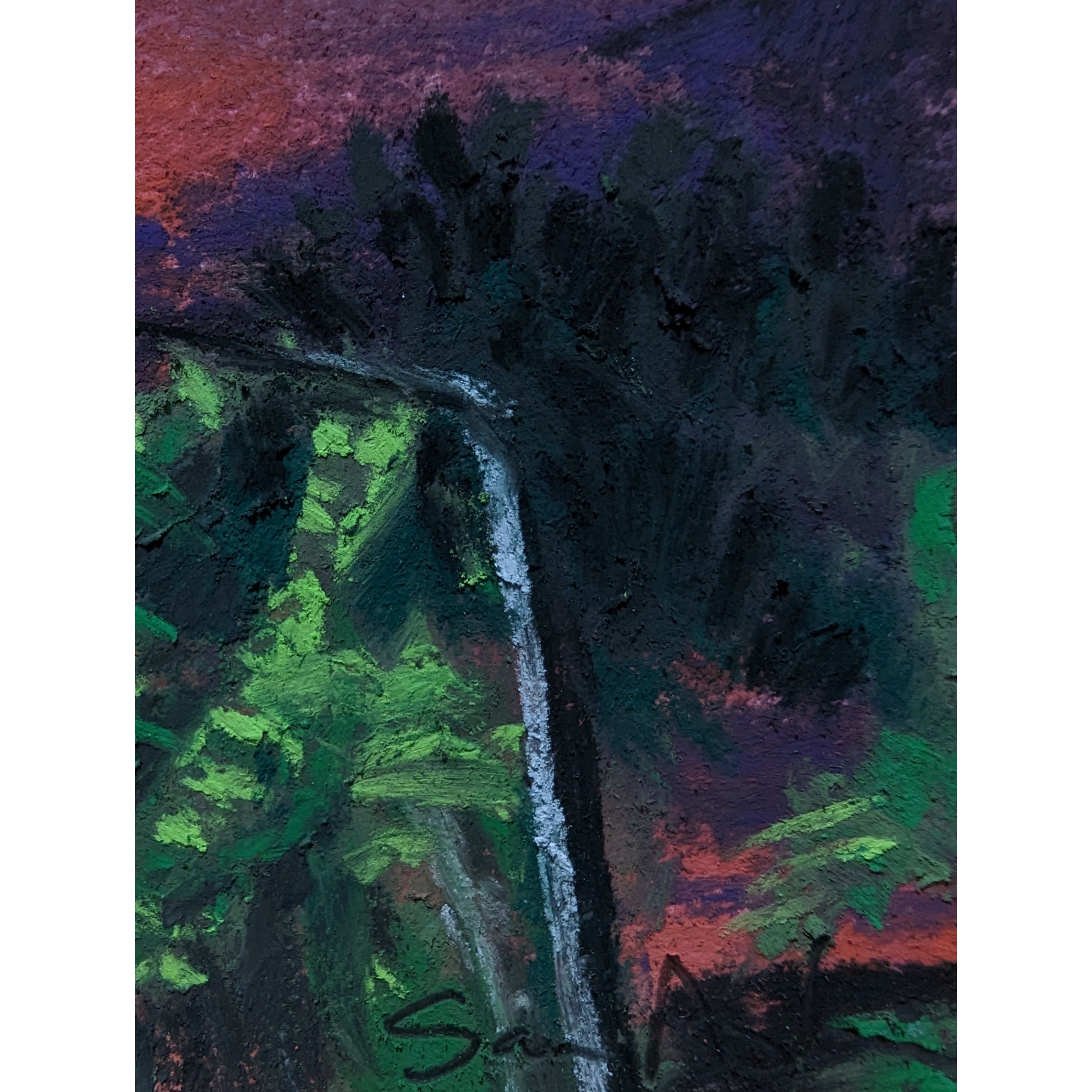 Sam Askin Red Sunset Signature