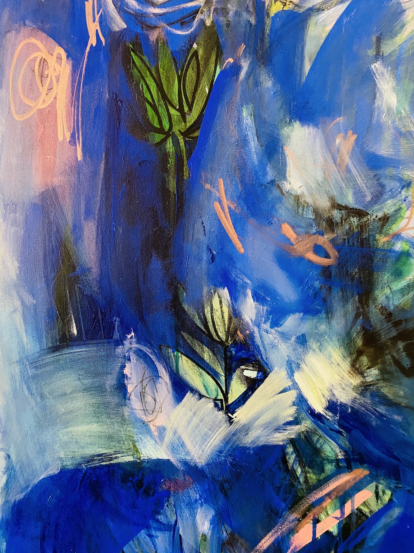 Carita Farrer Spencer Loud Queen Iii 120 X 120cm Detail2