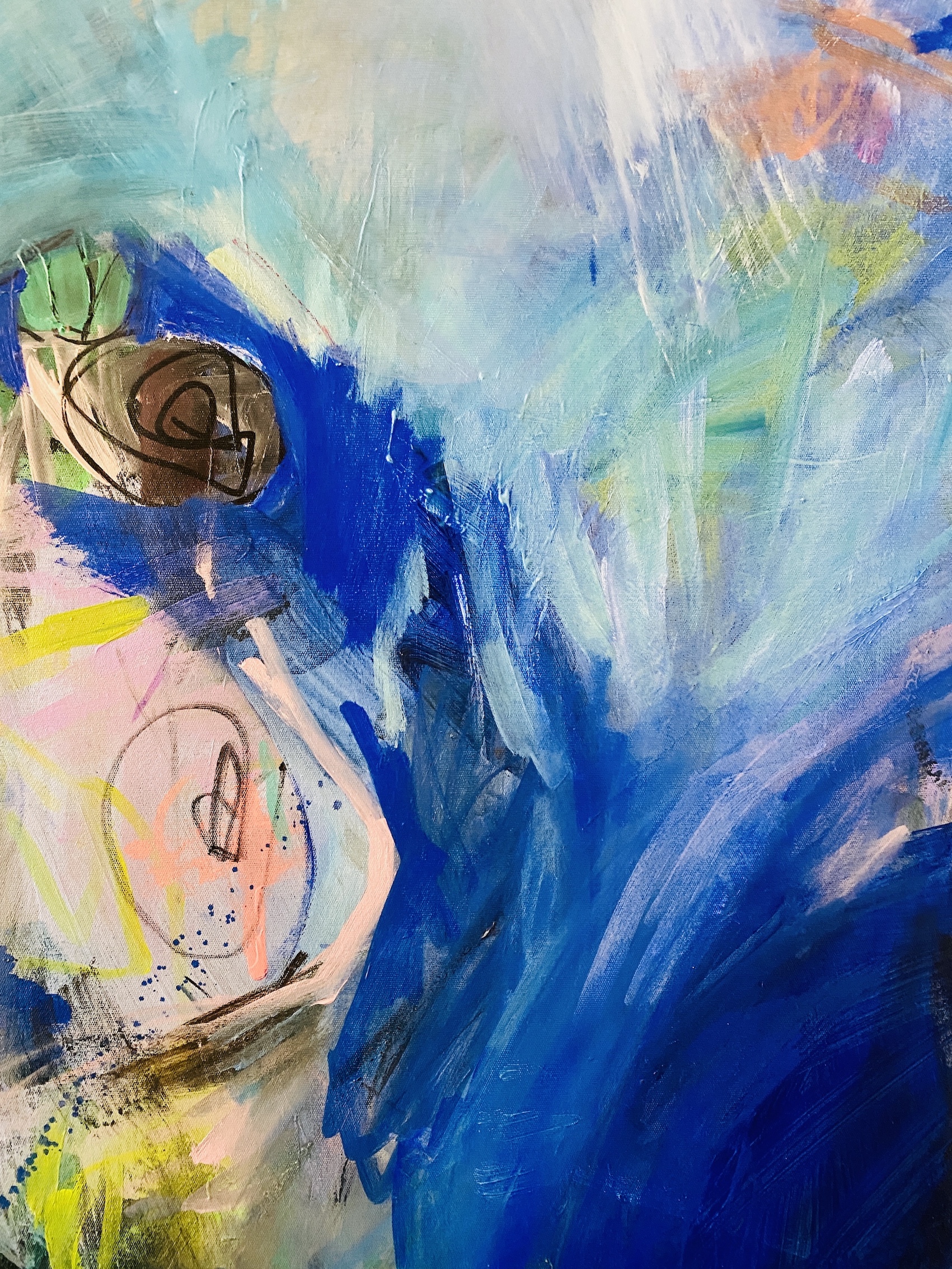 Carita Farrer Spencer Loud Queen Iii 120 X 120cm Detail3