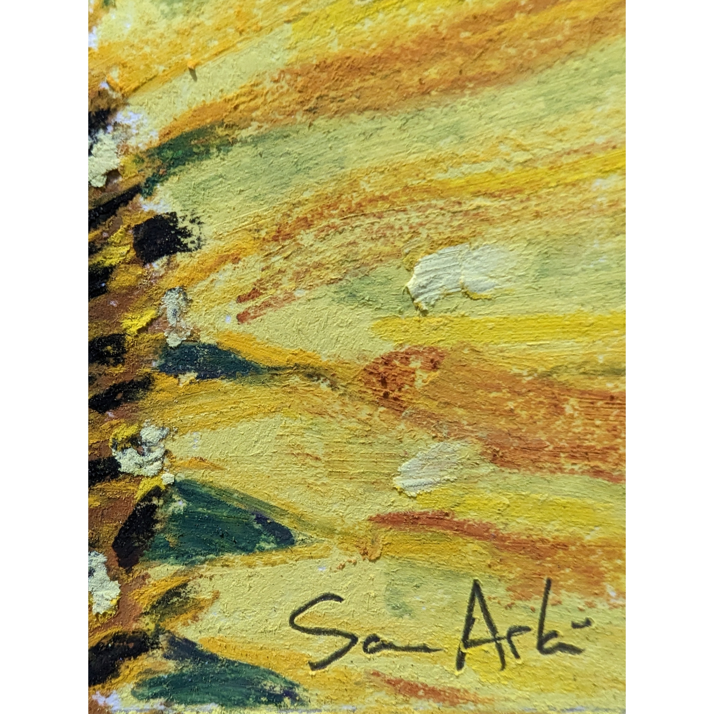 Sam Askin Bee And Sunflower Signature