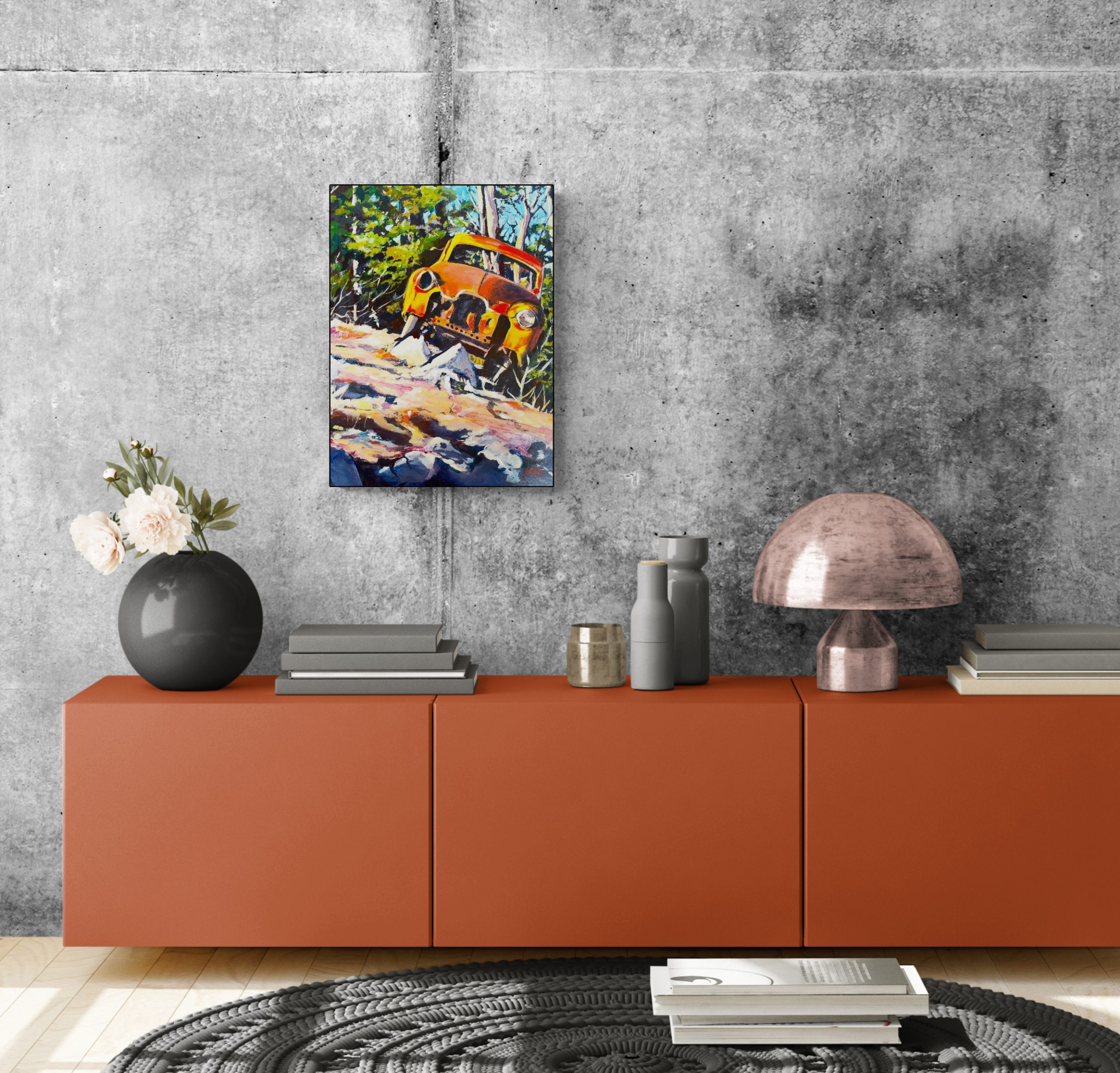 Colorful Living Room Cabinet (1)