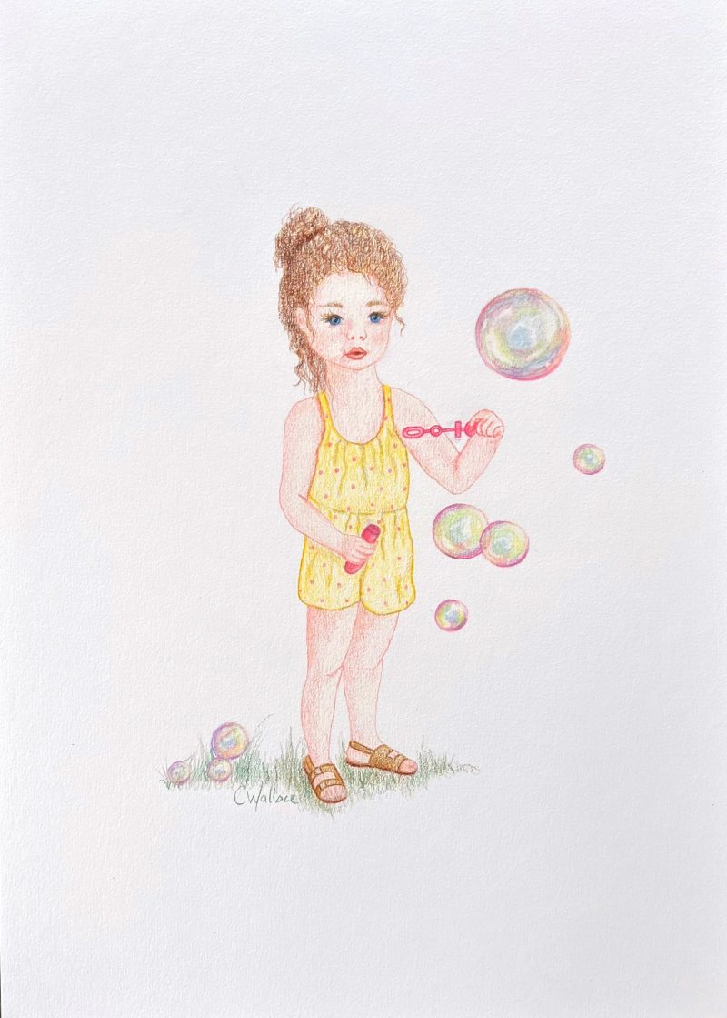Urban Kids – Girl blowing Bubbles