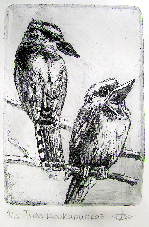 Two Kookaburras Ltd Ed Print