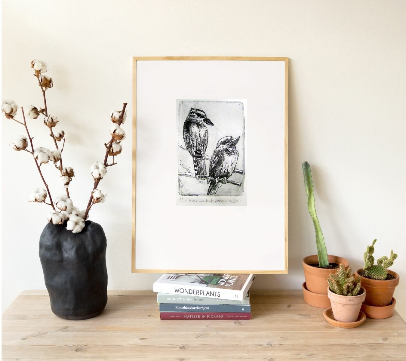 Two Kookabarras Insitu1