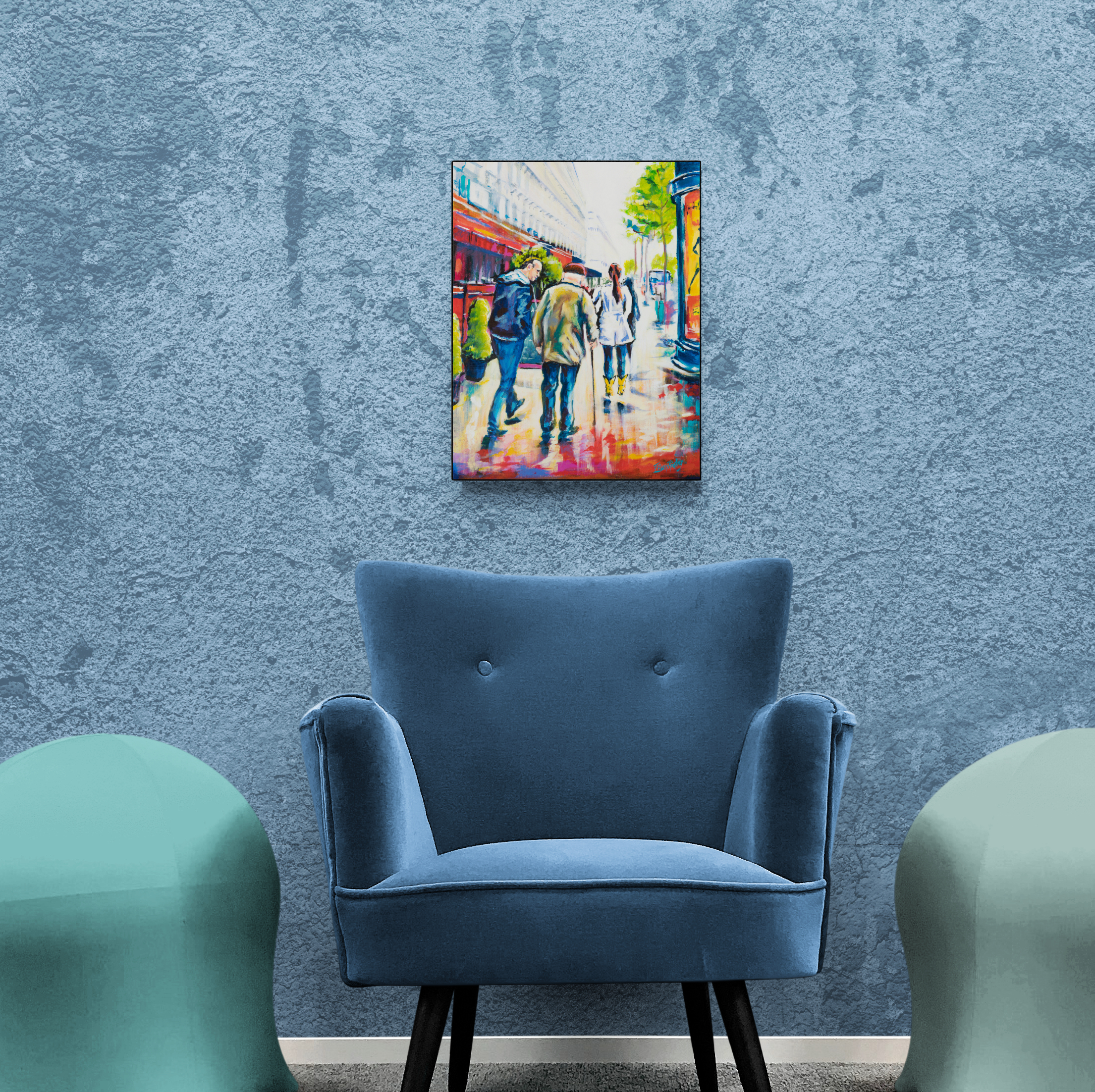 Armchair And Fancy Stools (3)