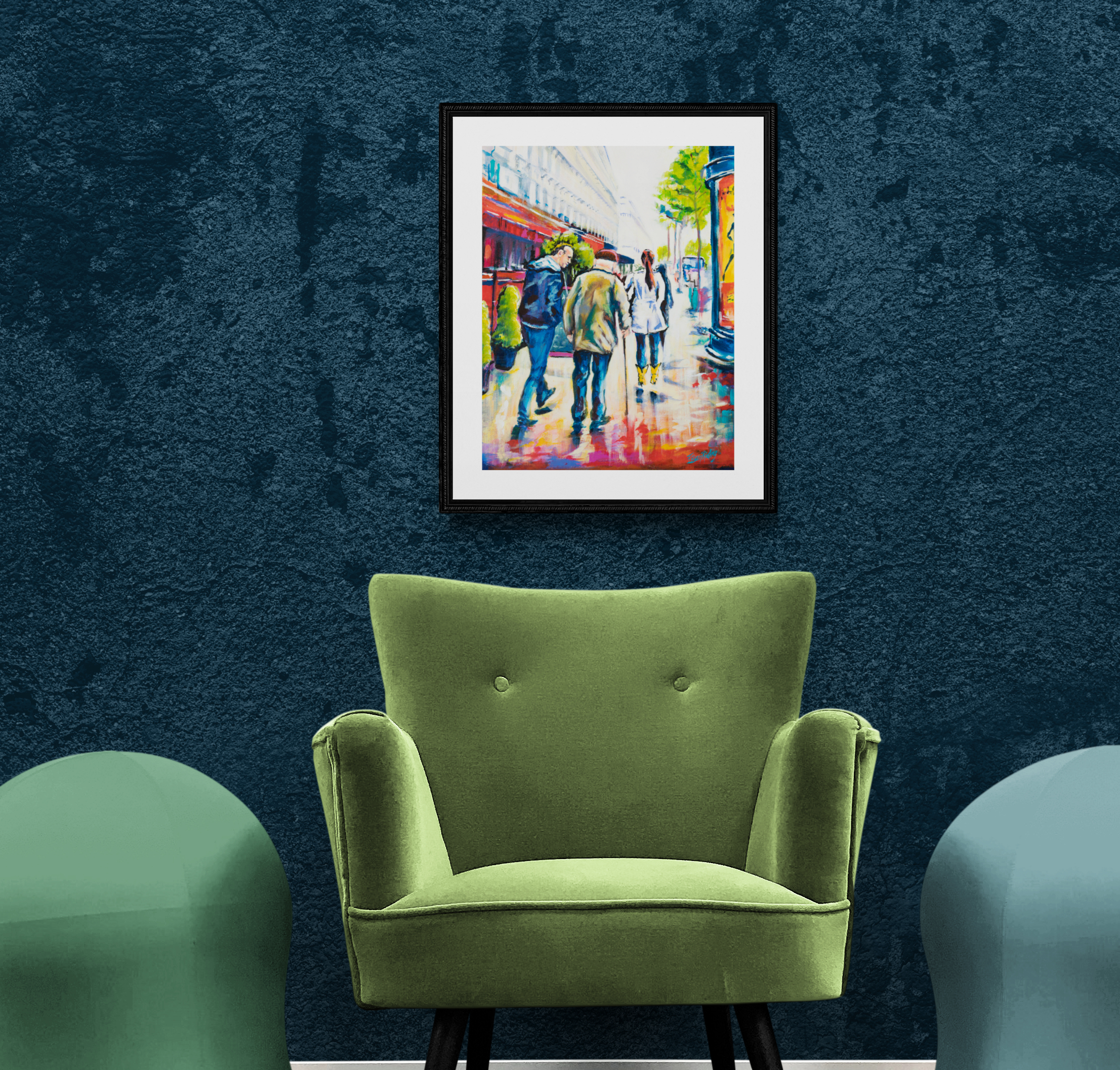 Armchair And Fancy Stools (4)