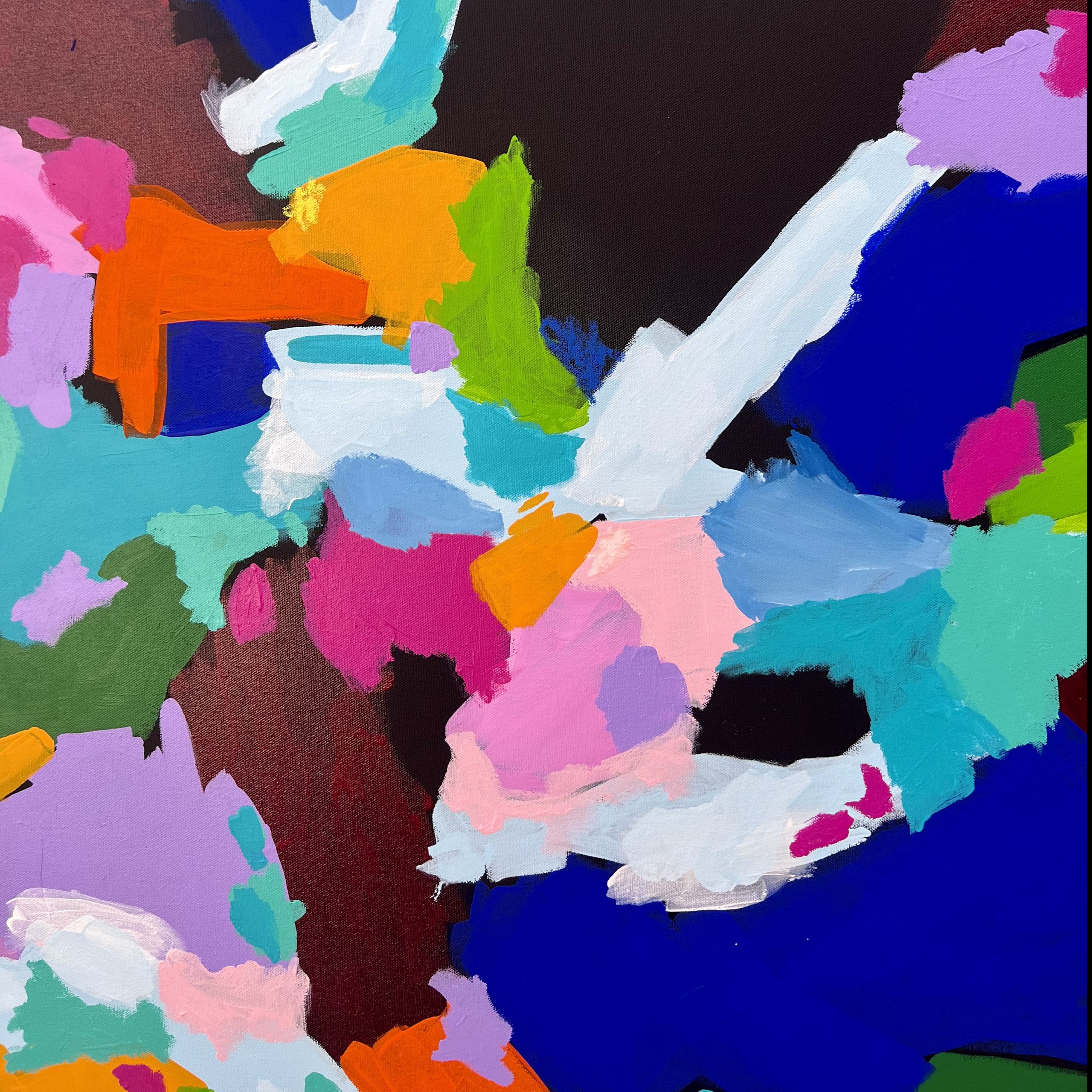 When I Dream I Dream Of You Rebecca Koerting Australian Abstract Artist Bright Detail 1