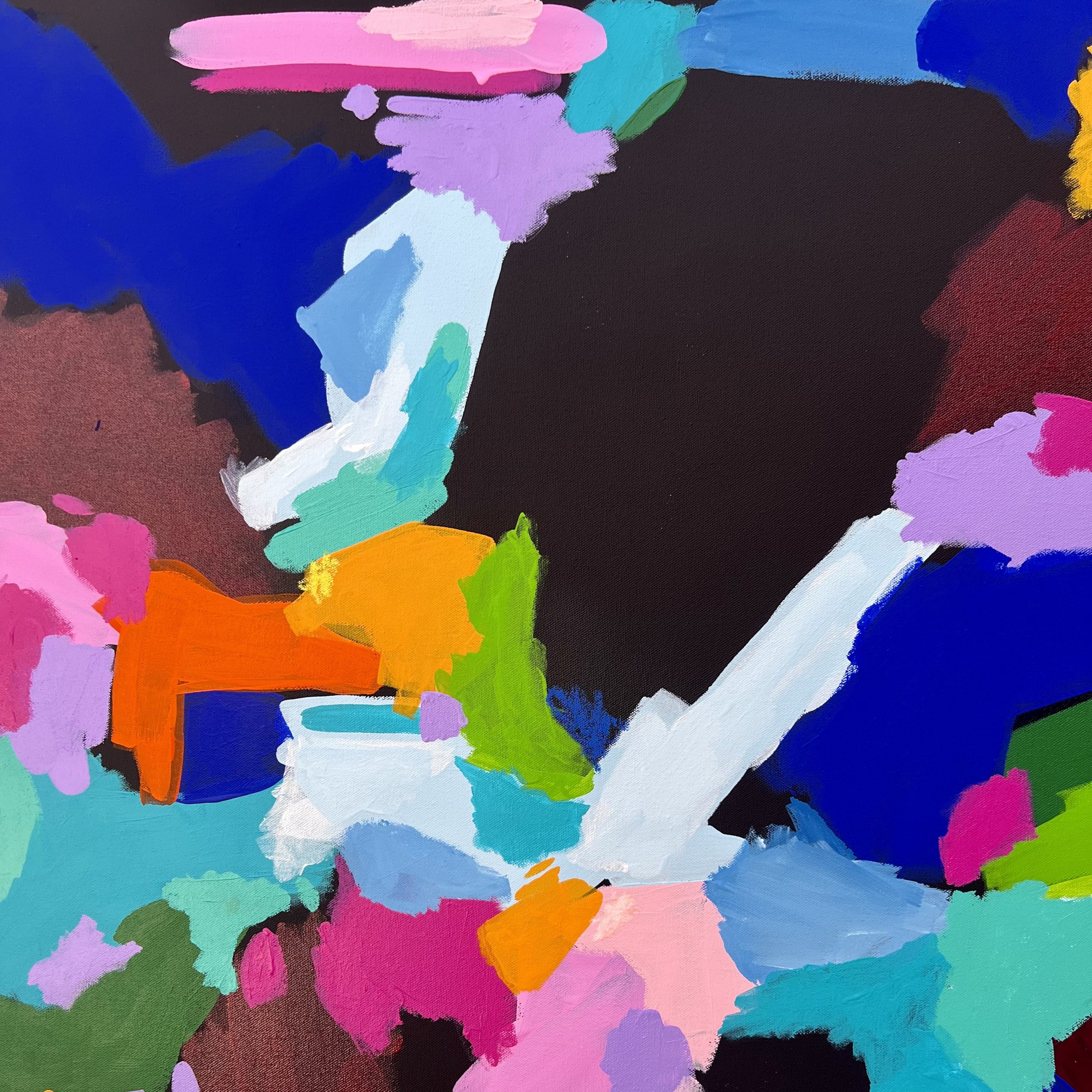 When I Dream I Dream Of You Rebecca Koerting Australian Abstract Artist Bright Detail 2